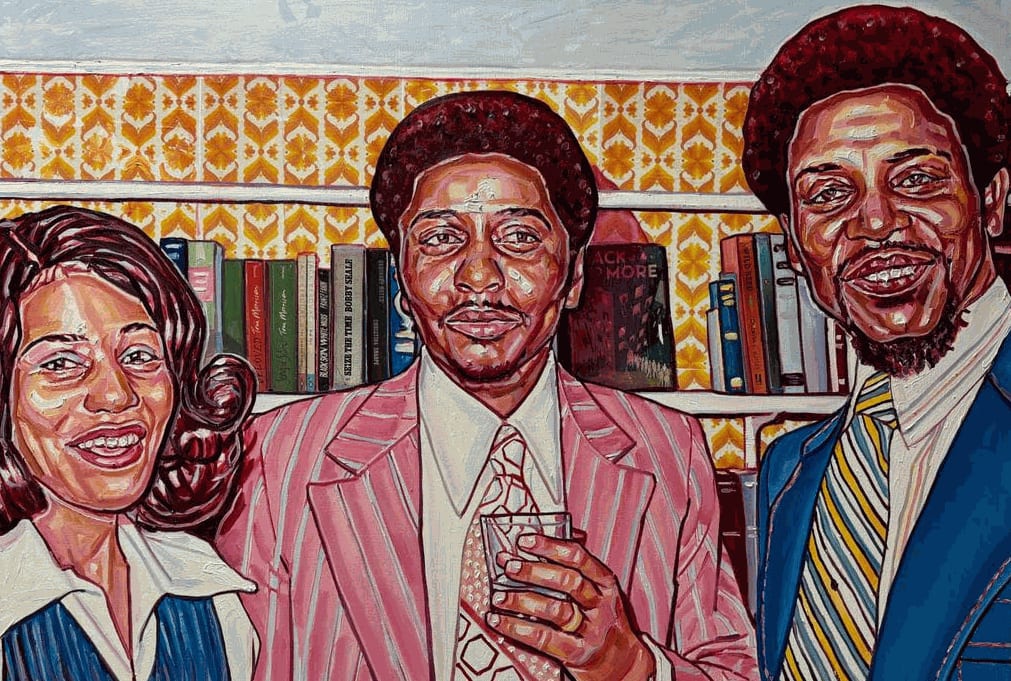 Esiri Erheriene- Essi The Acquisition, 2024, Oil on Canvas, 107cmx 147cm (55 1/8 x 57 7/8)