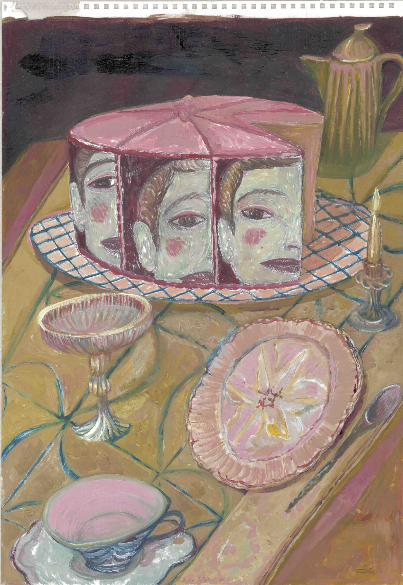 Rusudan Khizanishvili Drawing With Cake, 2025