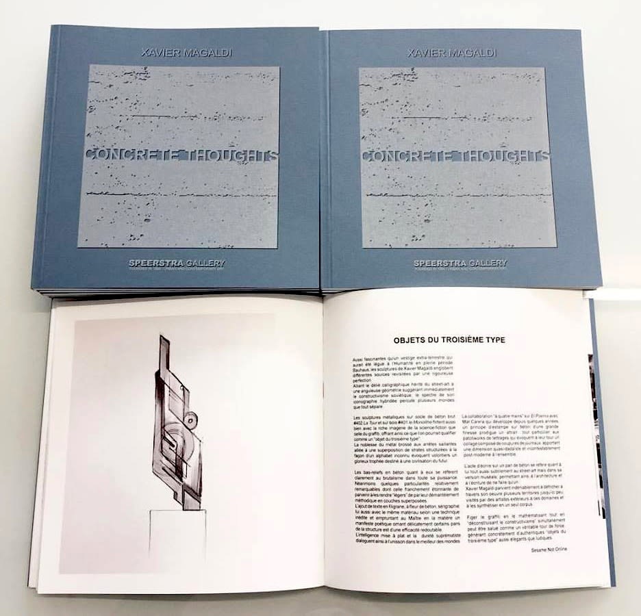 Speerstra Gallery Suisse présente Xavier Magaldi "Concrete thoughts"