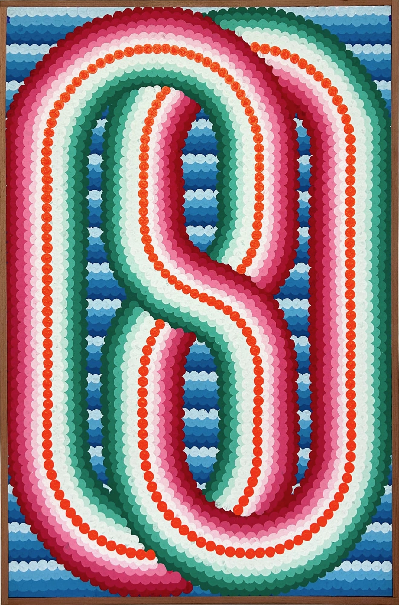 Léonard von Muralt Diazonnumi - 2023 - 80x50cm acrylique sur bois - acrylic on wood