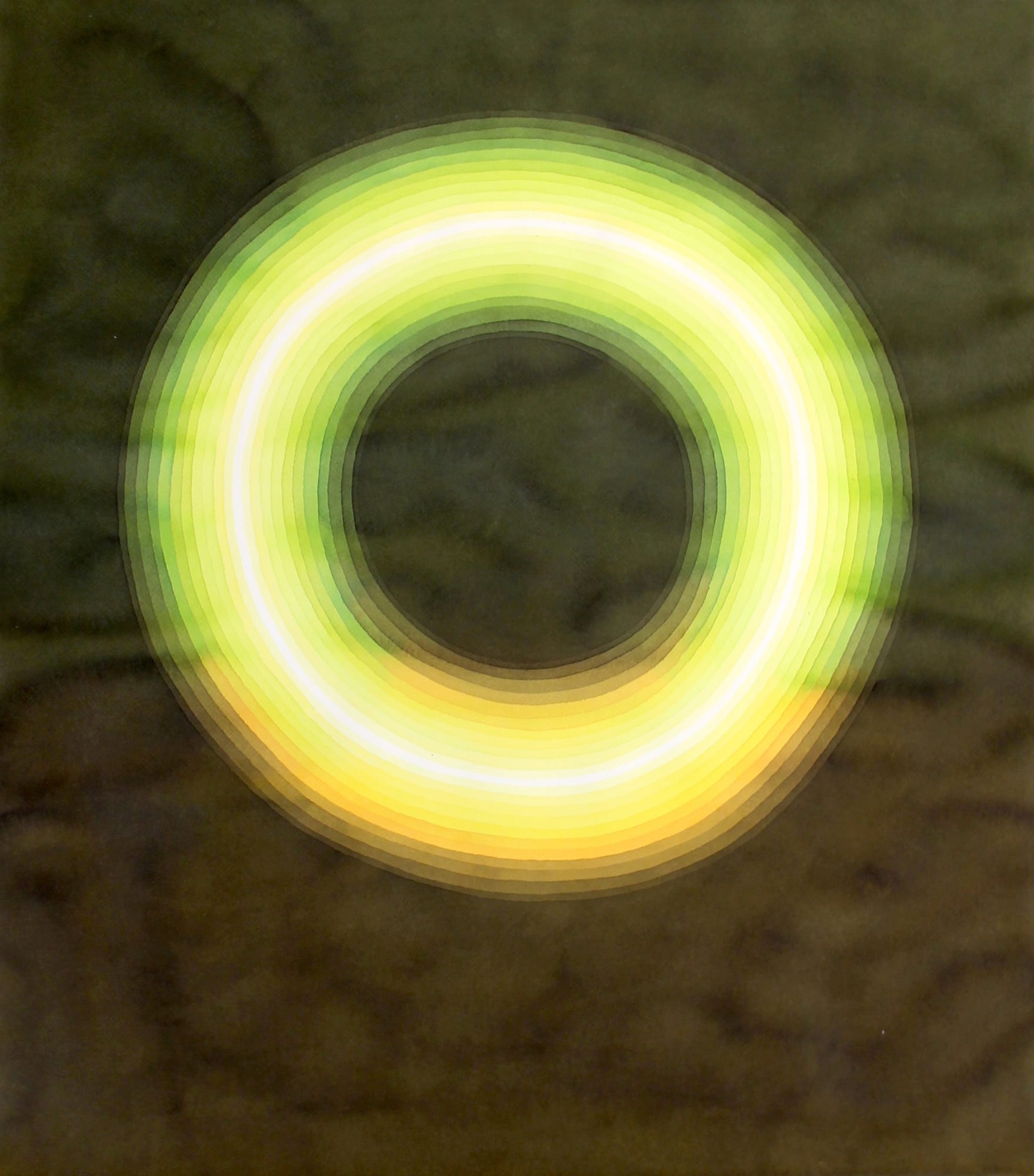 Livia Gnos Apparition - 2023 - 130x115cm lavis d’encres pigmentées et d’encre du Japon sur papier Canson Moulin du Roy pigment and Japanese ink wash on Canson Moulin du Roy paper