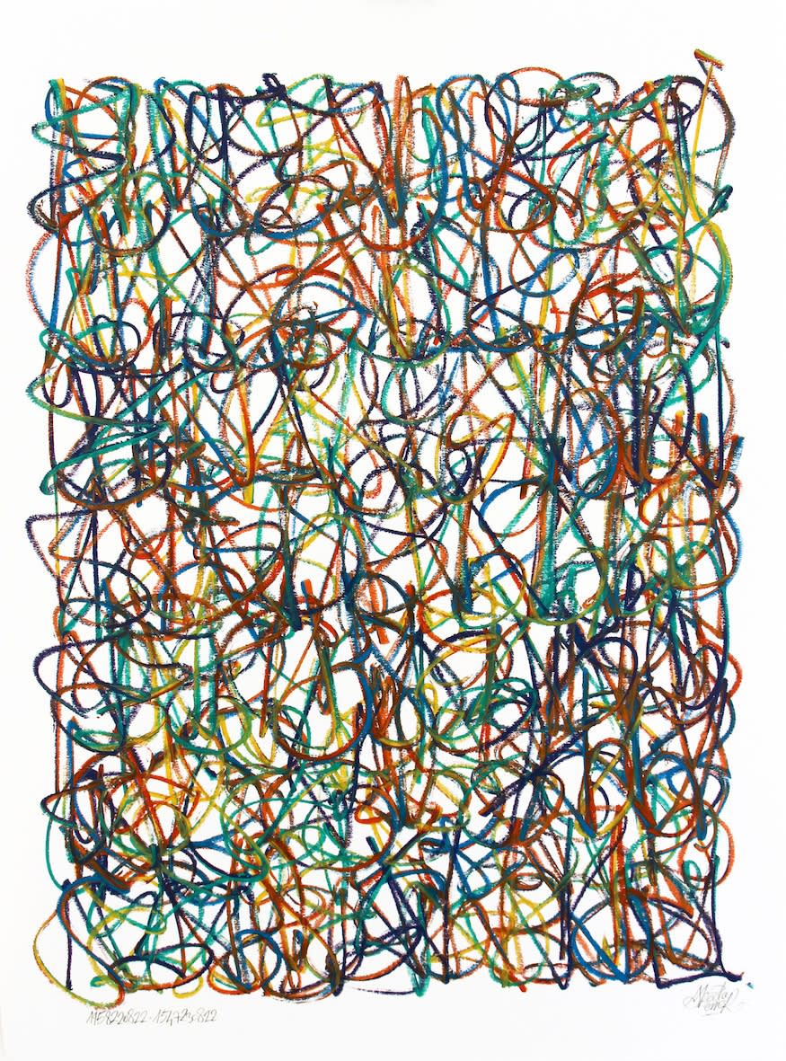 1158220822 - 1547230822 80 x 60 cm - 2022 encre sur papier / acrylic on paper