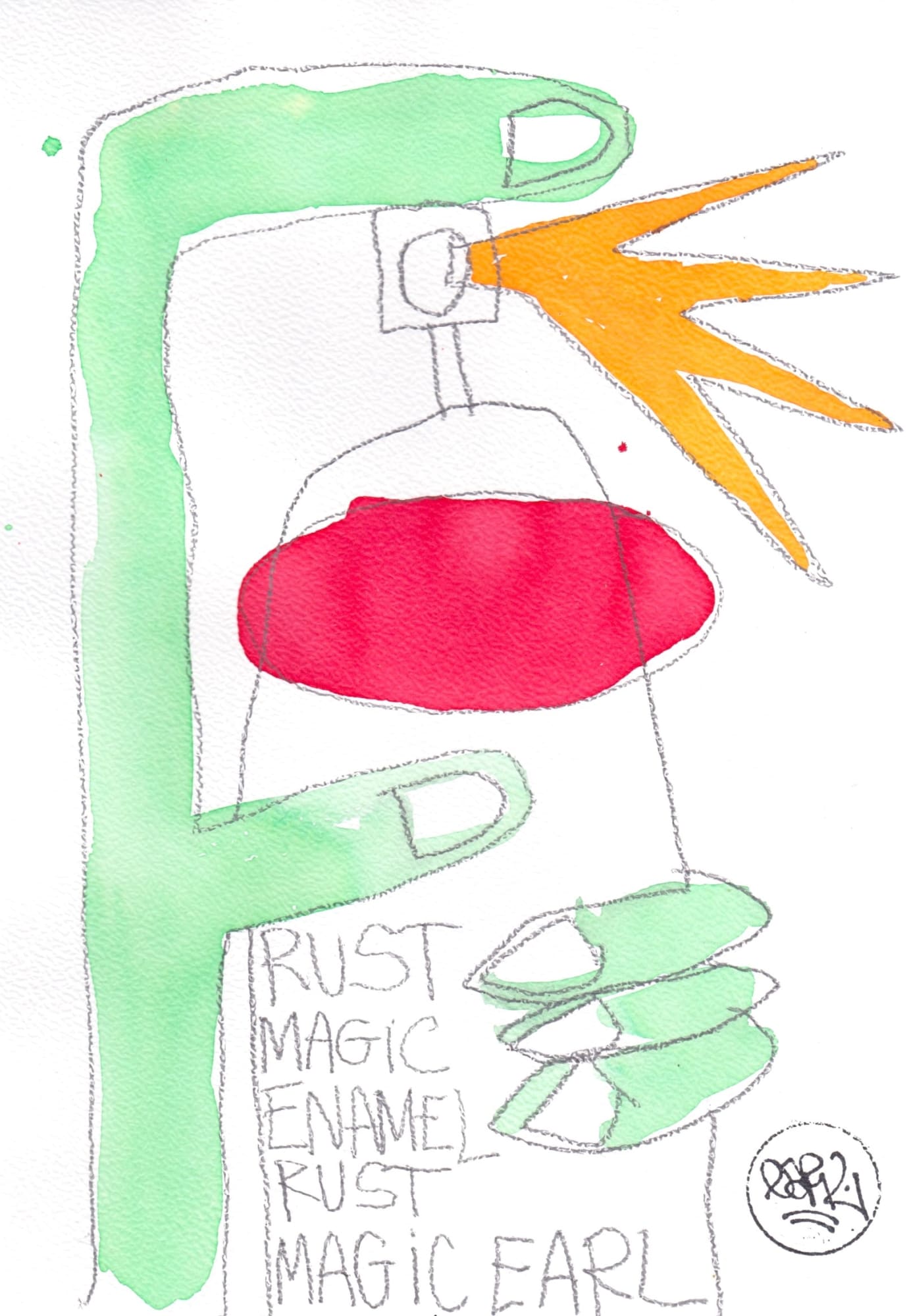 8. JC EARL / Paper work technique mixte sur papier 300 g mixed media on 300 gsm paper 29,7 x 21 cm signé et daté au verso au tampon encreur ink stamped signed and dated on reverse vendu non encadré / sold unframed prix / price : 250 € (frais de port pour l’Europe inclus / incl. shipping to Europe)