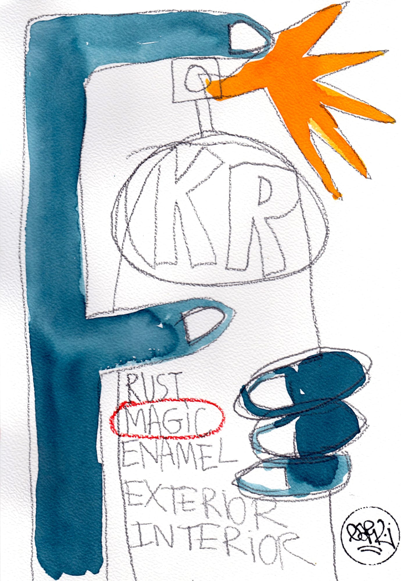 5. JC EARL / Paper work technique mixte sur papier 300 g mixed media on 300 gsm paper 29,7 x 21 cm signé et daté au verso au tampon encreur ink stamped signed and dated on reverse vendu non encadré / sold unframed prix / price : 250 € (frais de port pour l’Europe inclus / incl. shipping to Europe)