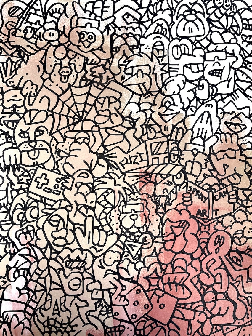 Traditions, 2024 61 x 45,7 cm technique mixte sur papier Canson 300g mixed media on Canson 300 gsm paper 2 000 €