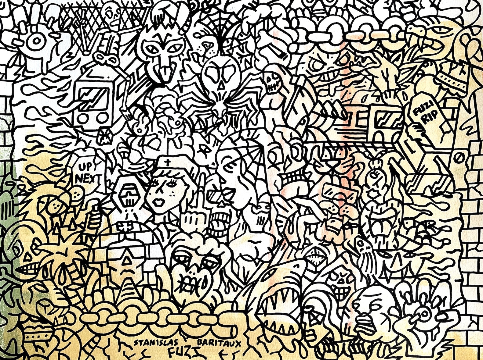 Esperanza, 2024 45,7 x 61 cm technique mixte sur papier Canson 300g mixed media on Canson 300 gsm paper 2 000 €