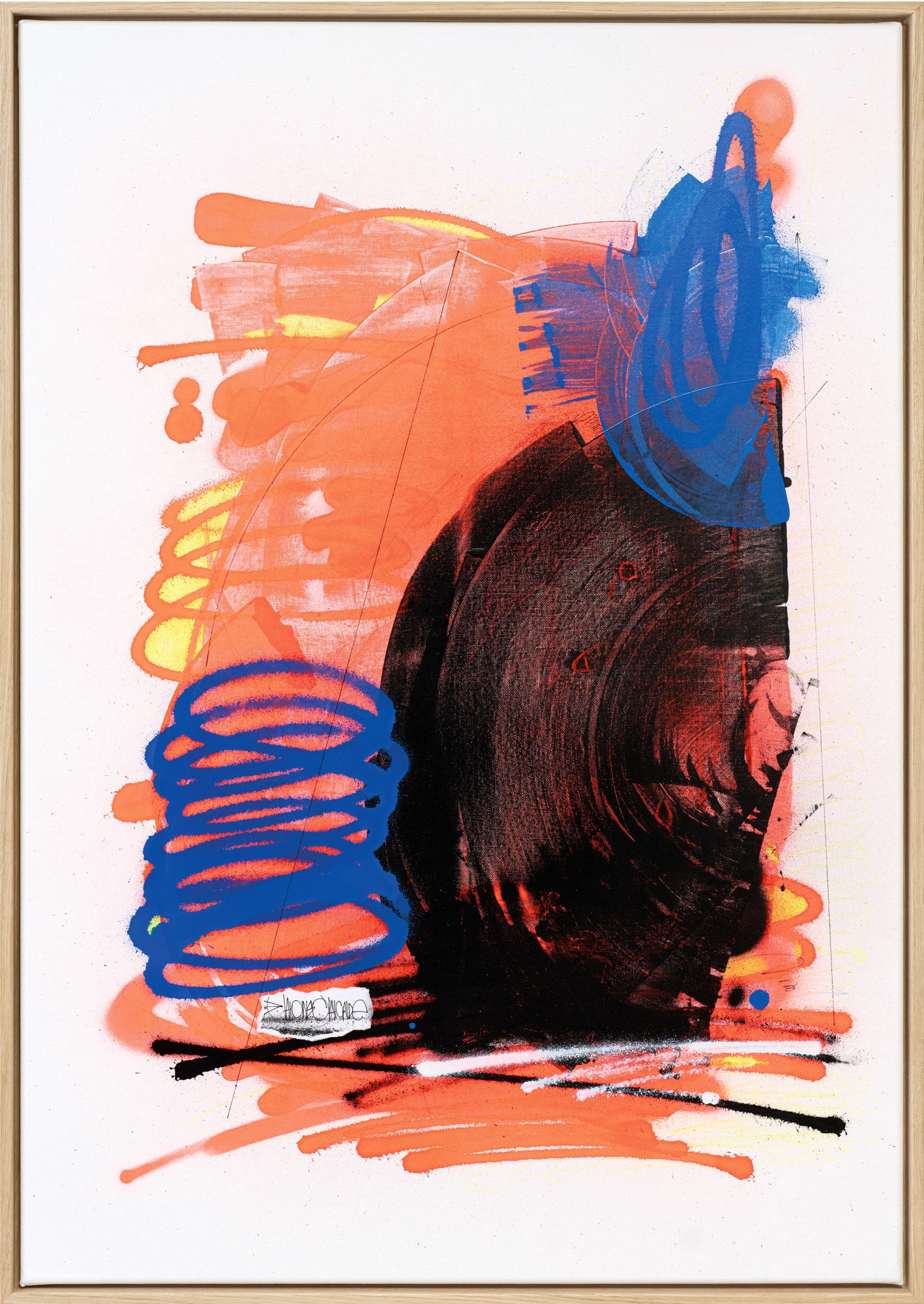 My energy 100 x 70 cm, 2025 peinture aérosol sur toile spray paint on canvas