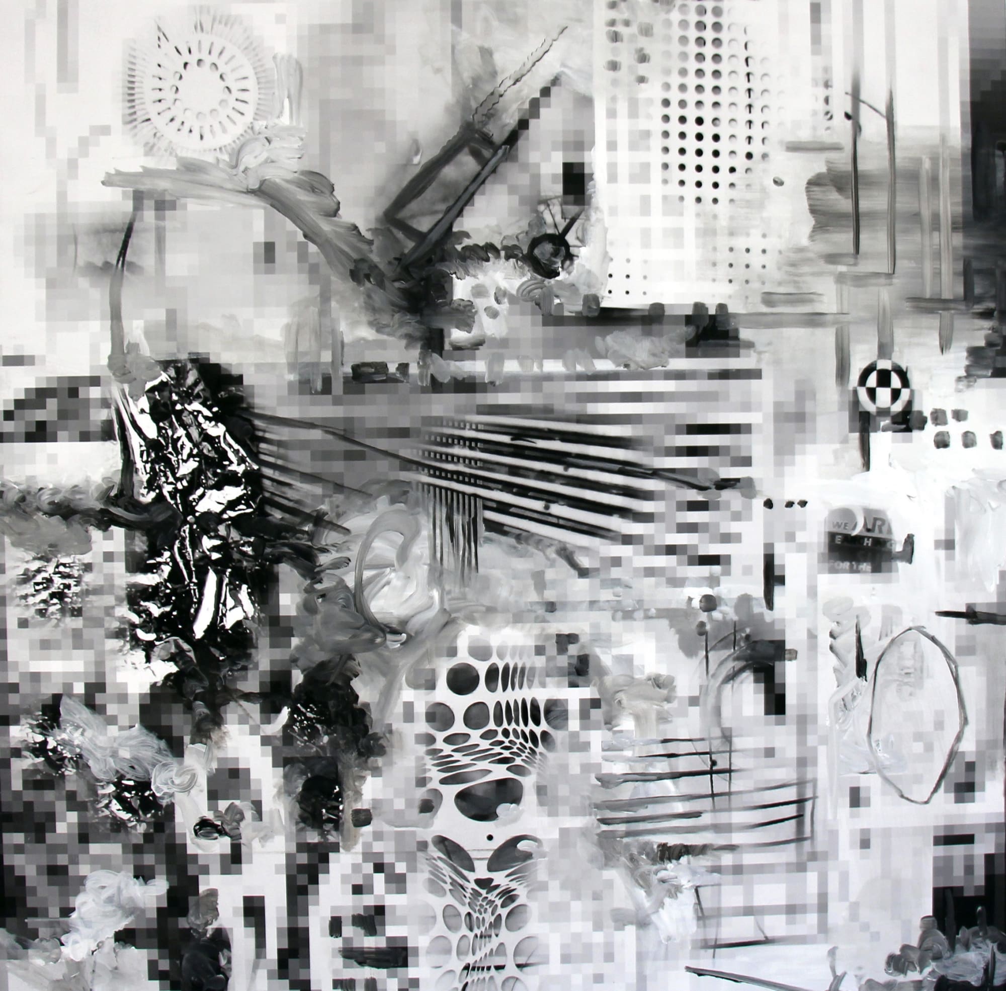 Le réel est son double 127x127cm, 2022 tirage pigmentaire et acrylique sur toile Hahnemühle pigment print and acrylic on Hahnemühle canvas