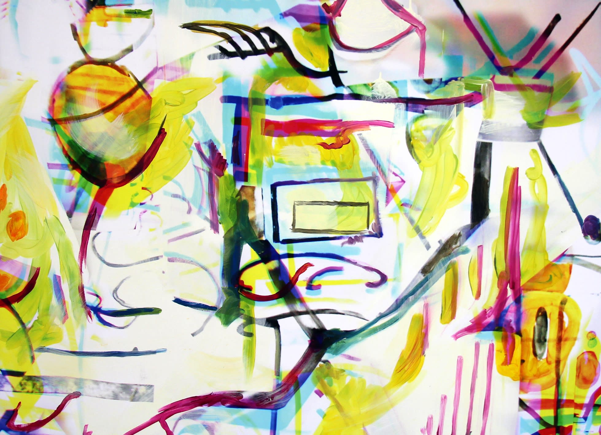 Paysage intérieur, penser en écho 80x110cm, 2022 tirage pigmentaire et acrylique sur toile Hahnemühle pigment print and acrylic on Hahnemühle canvas