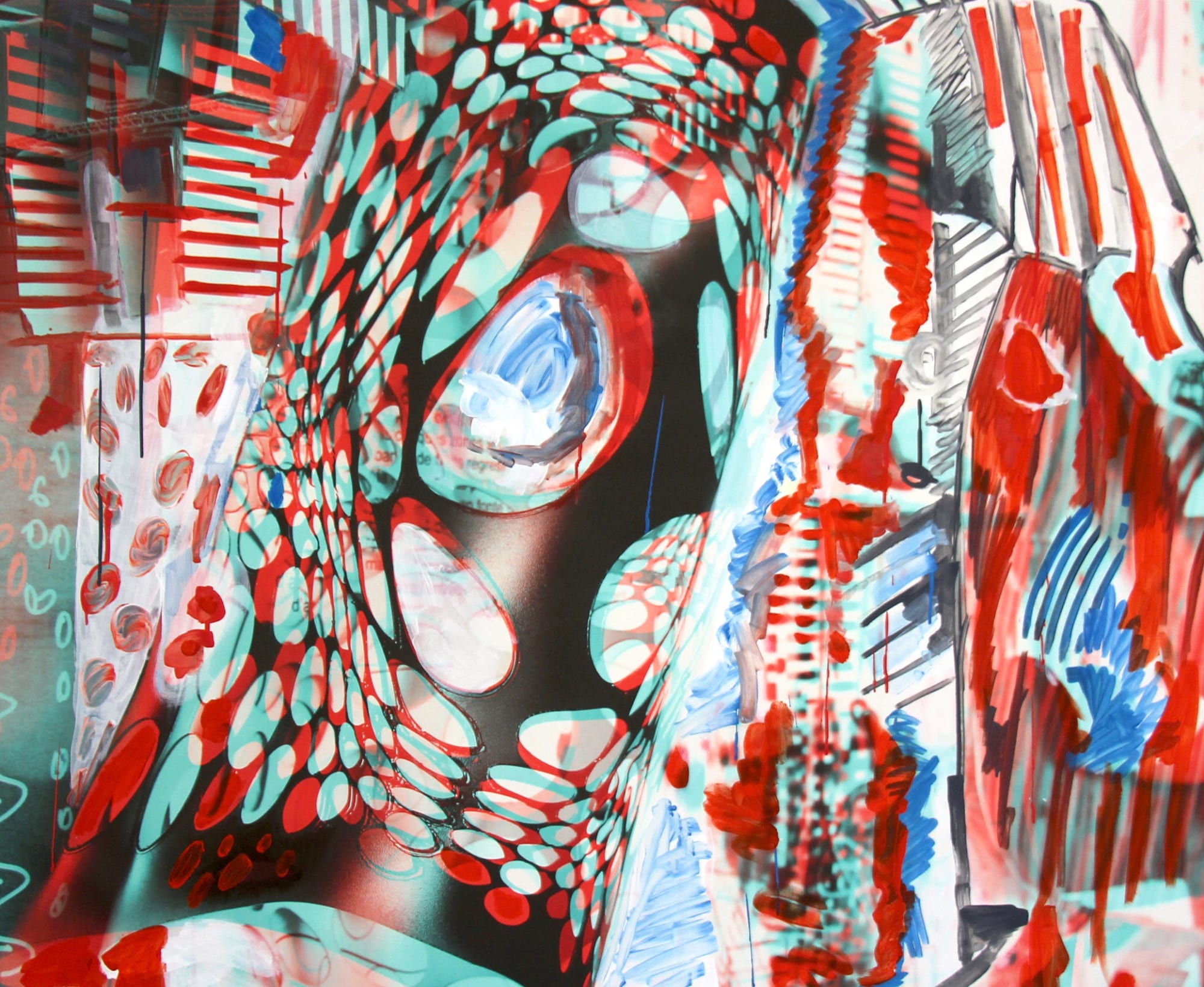 Vite et bien 90x110cm, 2022 tirage pigmentaire et acrylique sur toile Hahnemühle pigment print and acrylic on Hahnemühle canvas