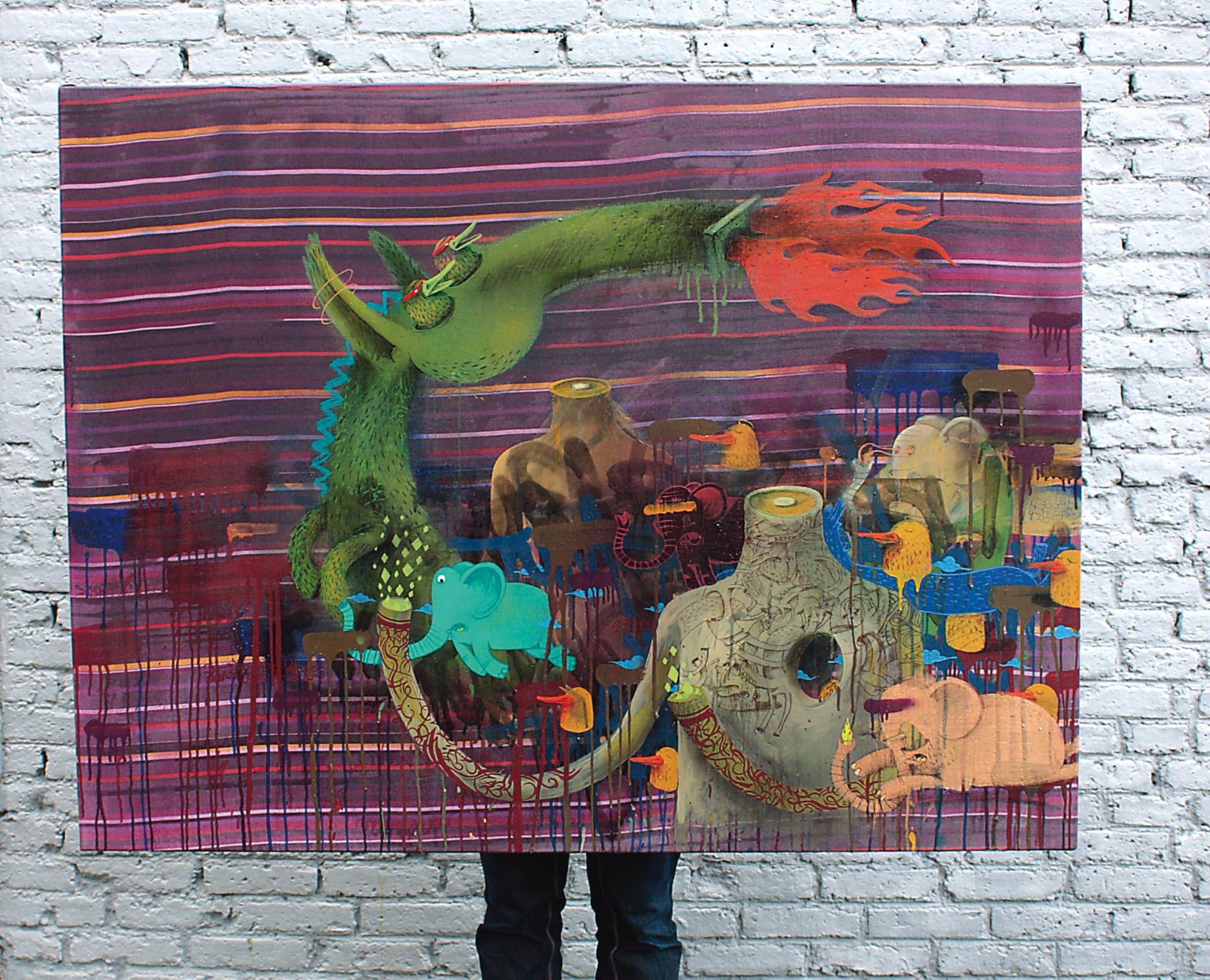 Speerstra Gallery Genève Suisse présente Alëxone "Gros comme une Maison"