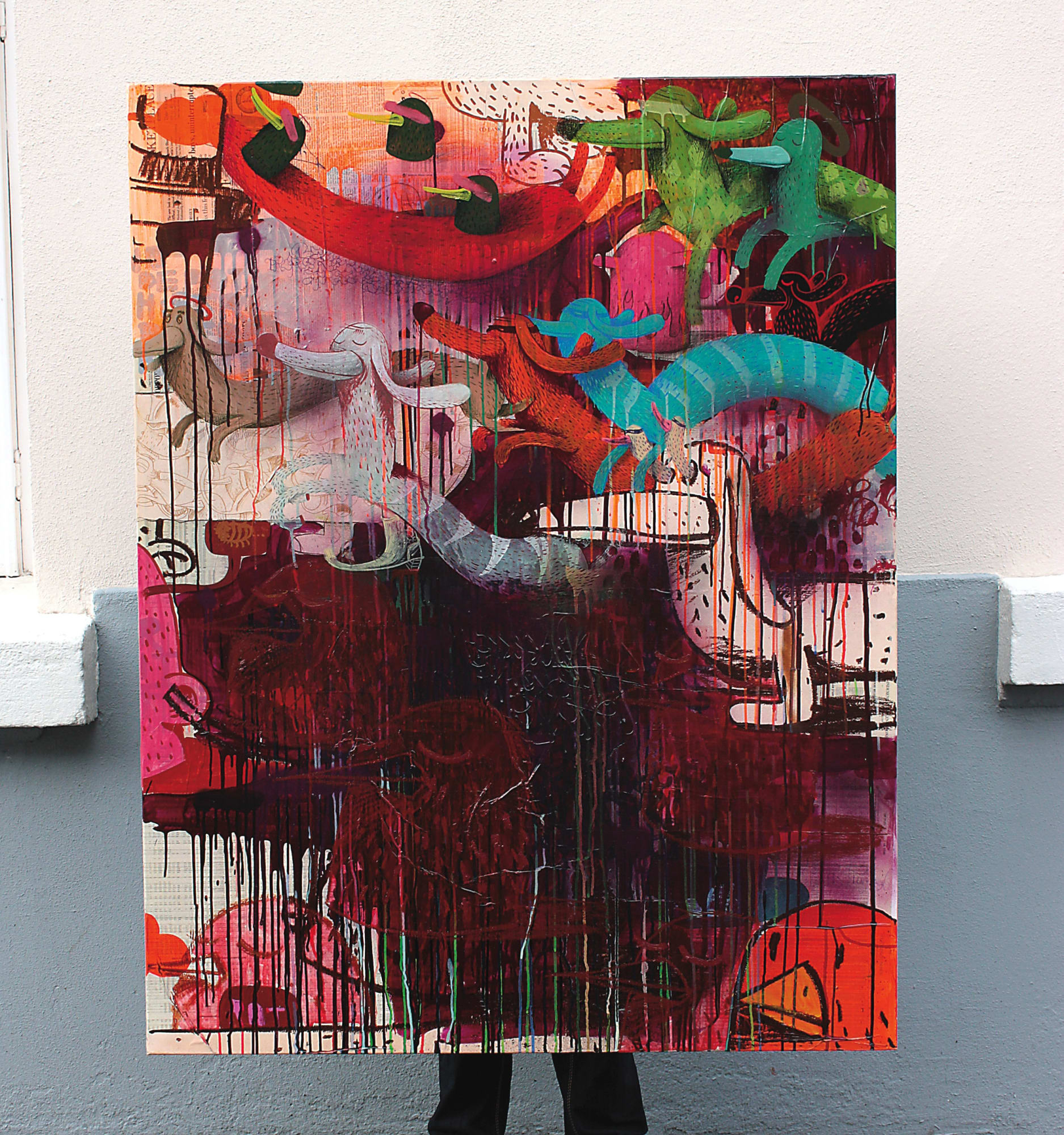 Speerstra Gallery Genève Suisse présente Alëxone "Gros comme une Maison"