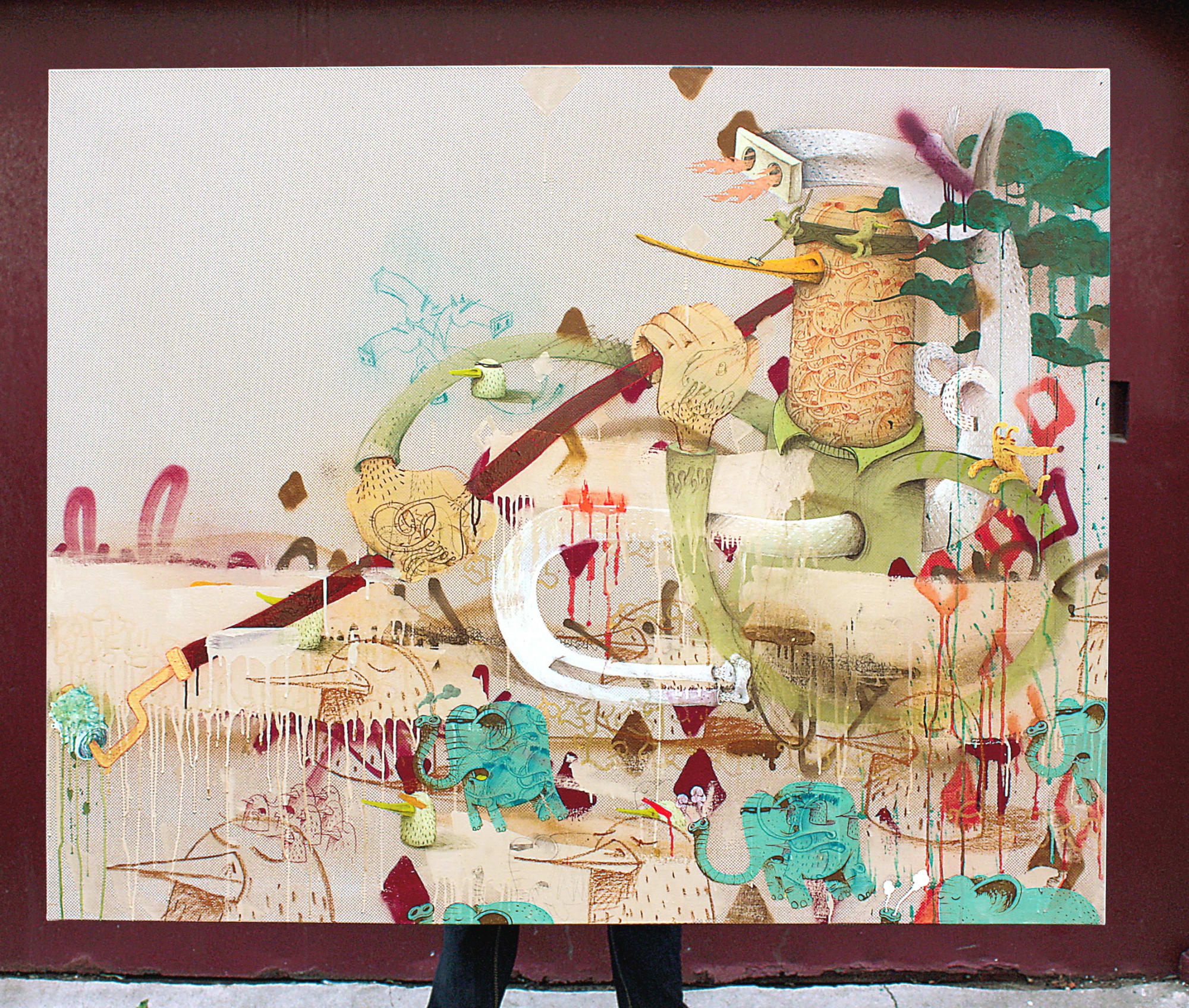 Speerstra Gallery Genève Suisse présente Alëxone "Gros comme une Maison"