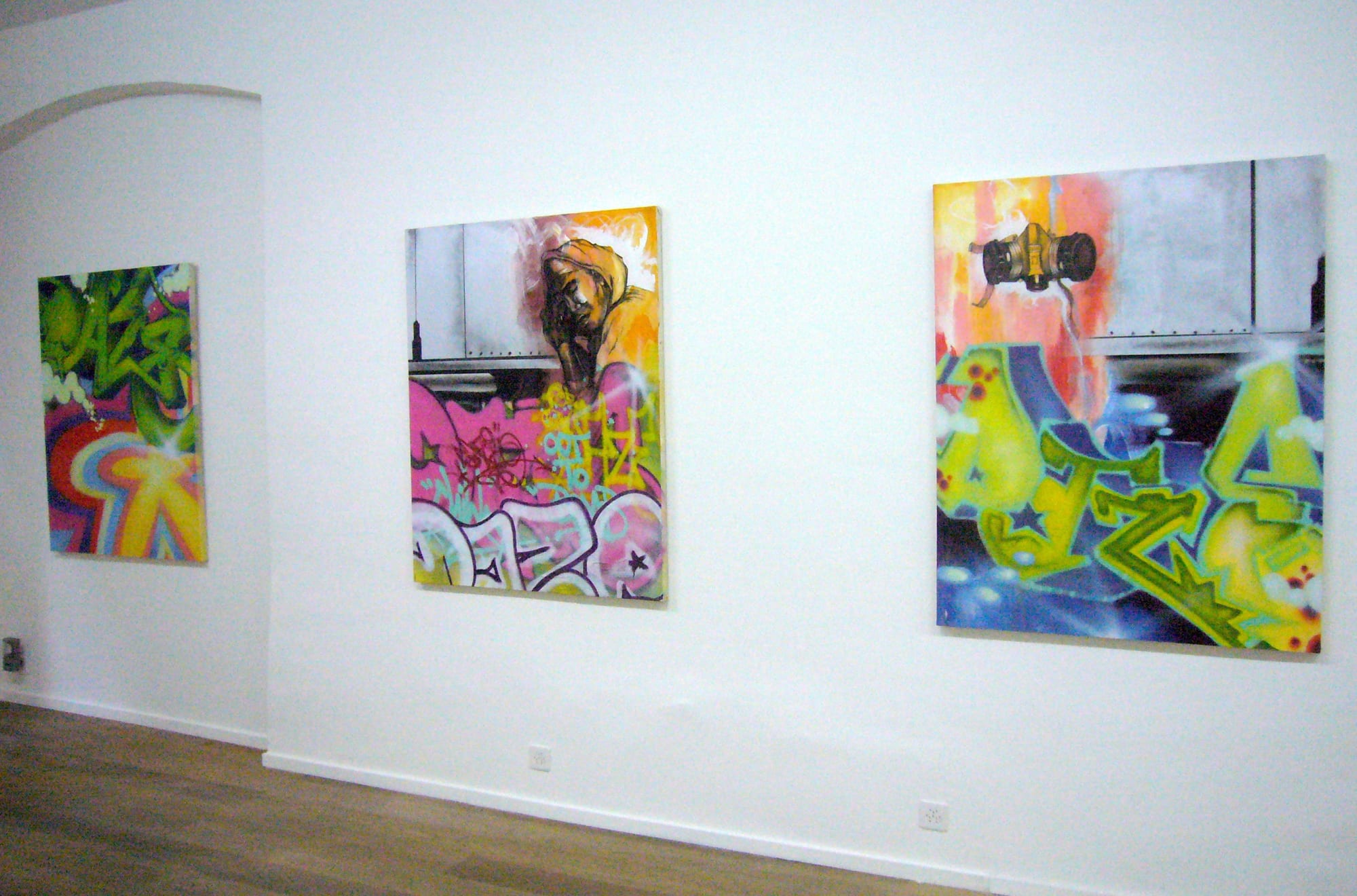 Speerstra Gallery Genève Suisse présente DAZE "While the city sleeps, reflections on the 3rd rail"