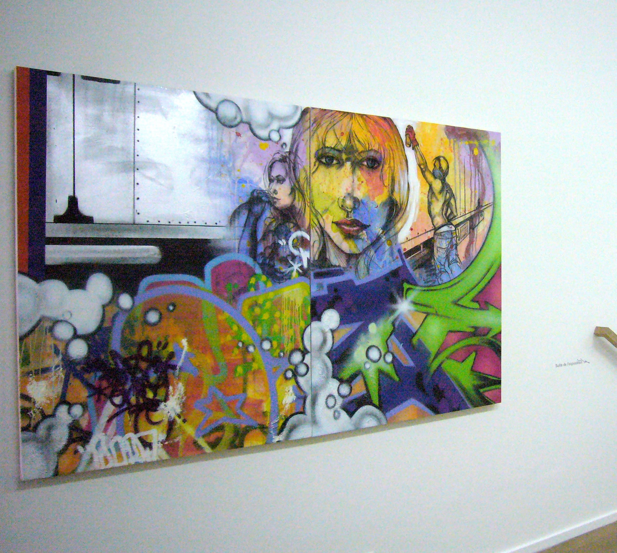 Speerstra Gallery Genève Suisse présente DAZE "While the city sleeps, reflections on the 3rd rail"