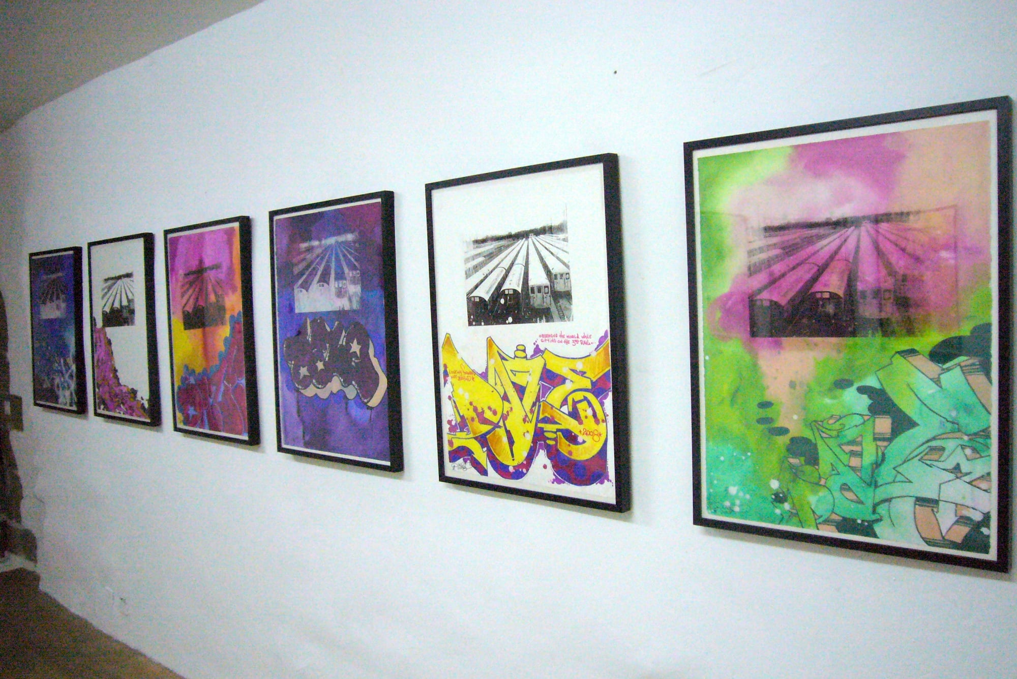 Speerstra Gallery Genève Suisse présente DAZE "While the city sleeps, reflections on the 3rd rail"