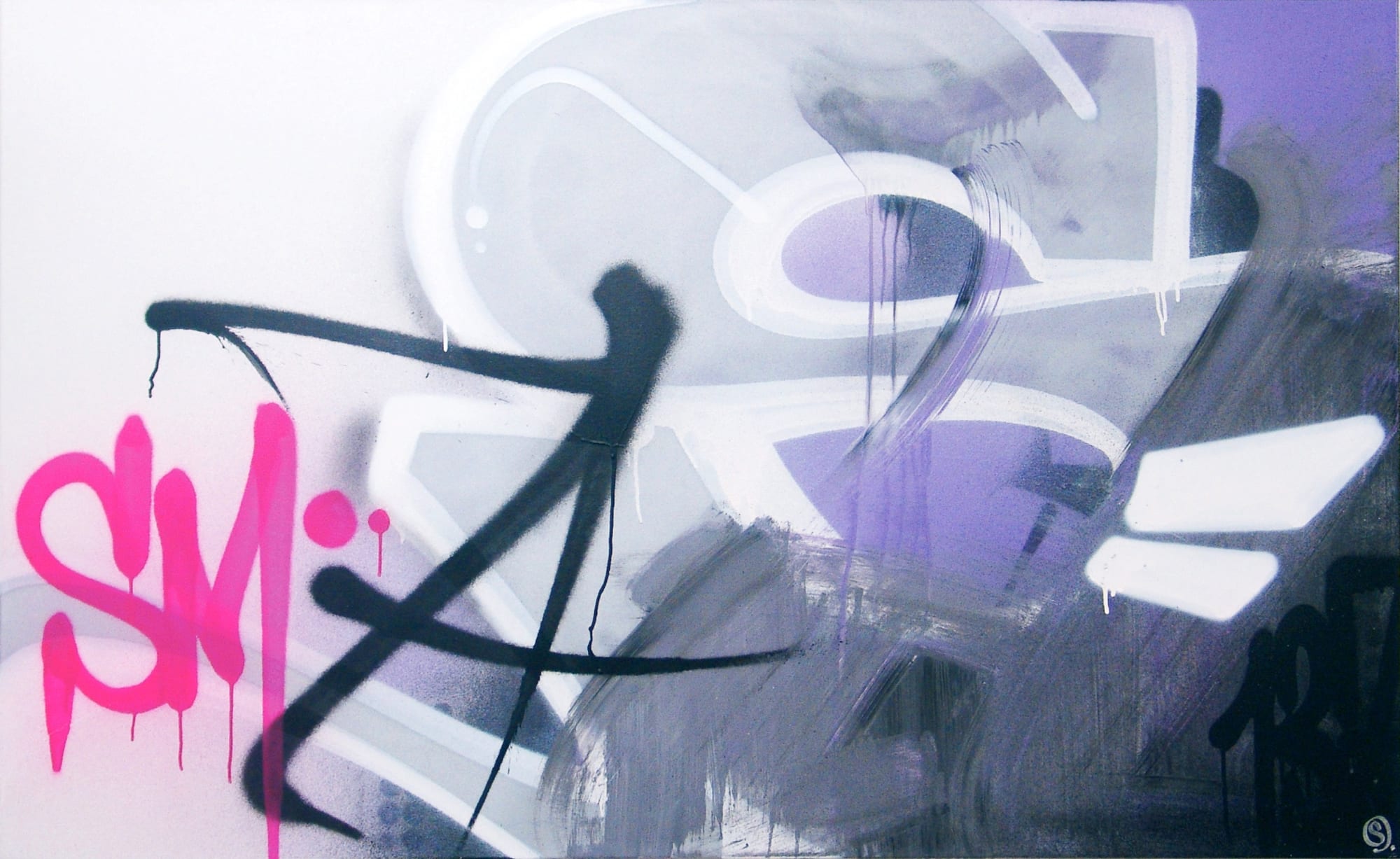 Speerstra Gallery Genève Suisse présente Smash137 "Karambolage contemporary typography"