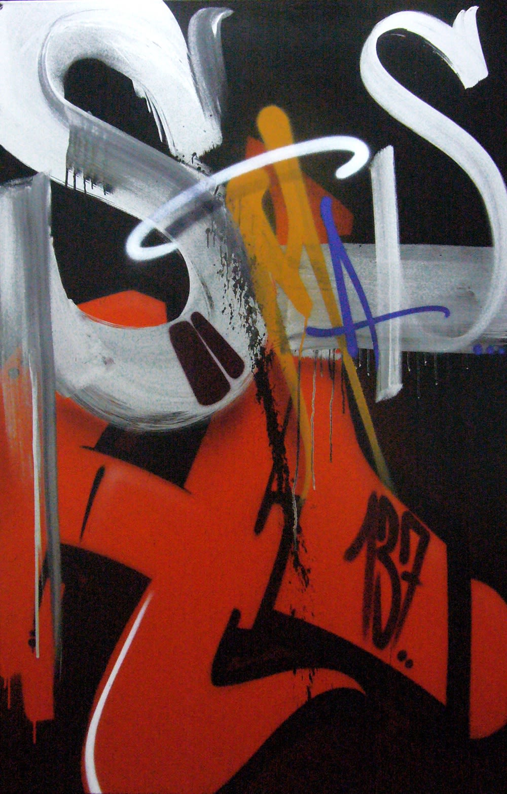 Speerstra Gallery Genève Suisse présente Smash137 "Karambolage contemporary typography"