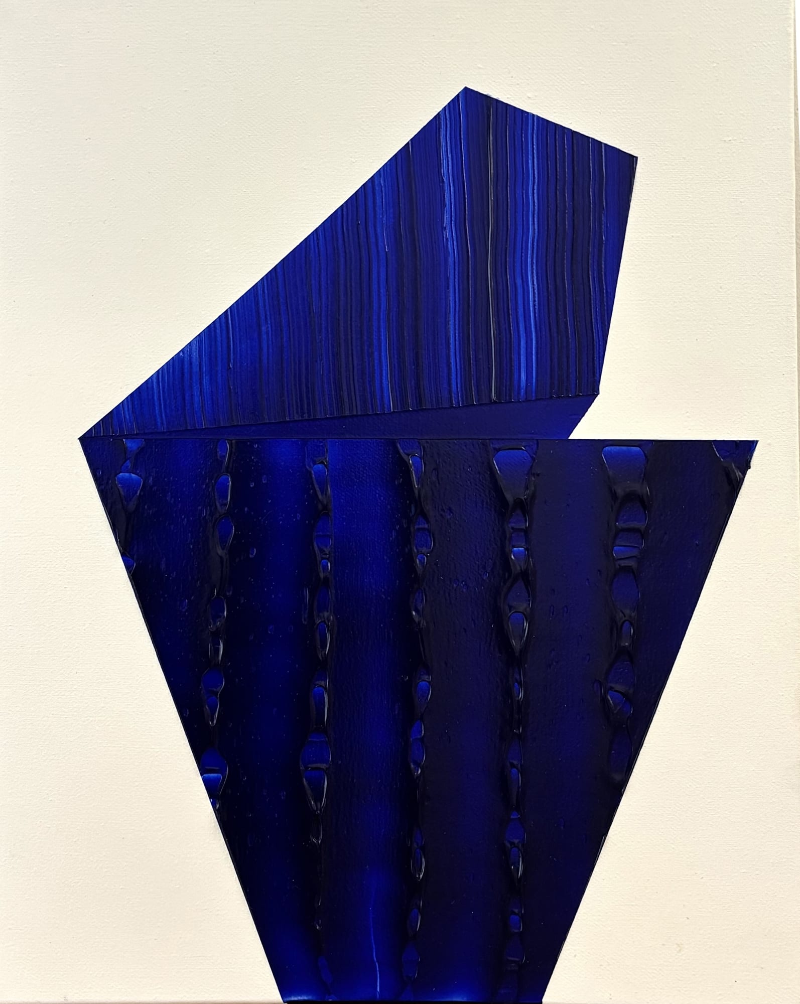 "Hors piste n° 7" 50 x 40 cm, 2023 acrylique sur toile - acrylic on canvas 1400 €