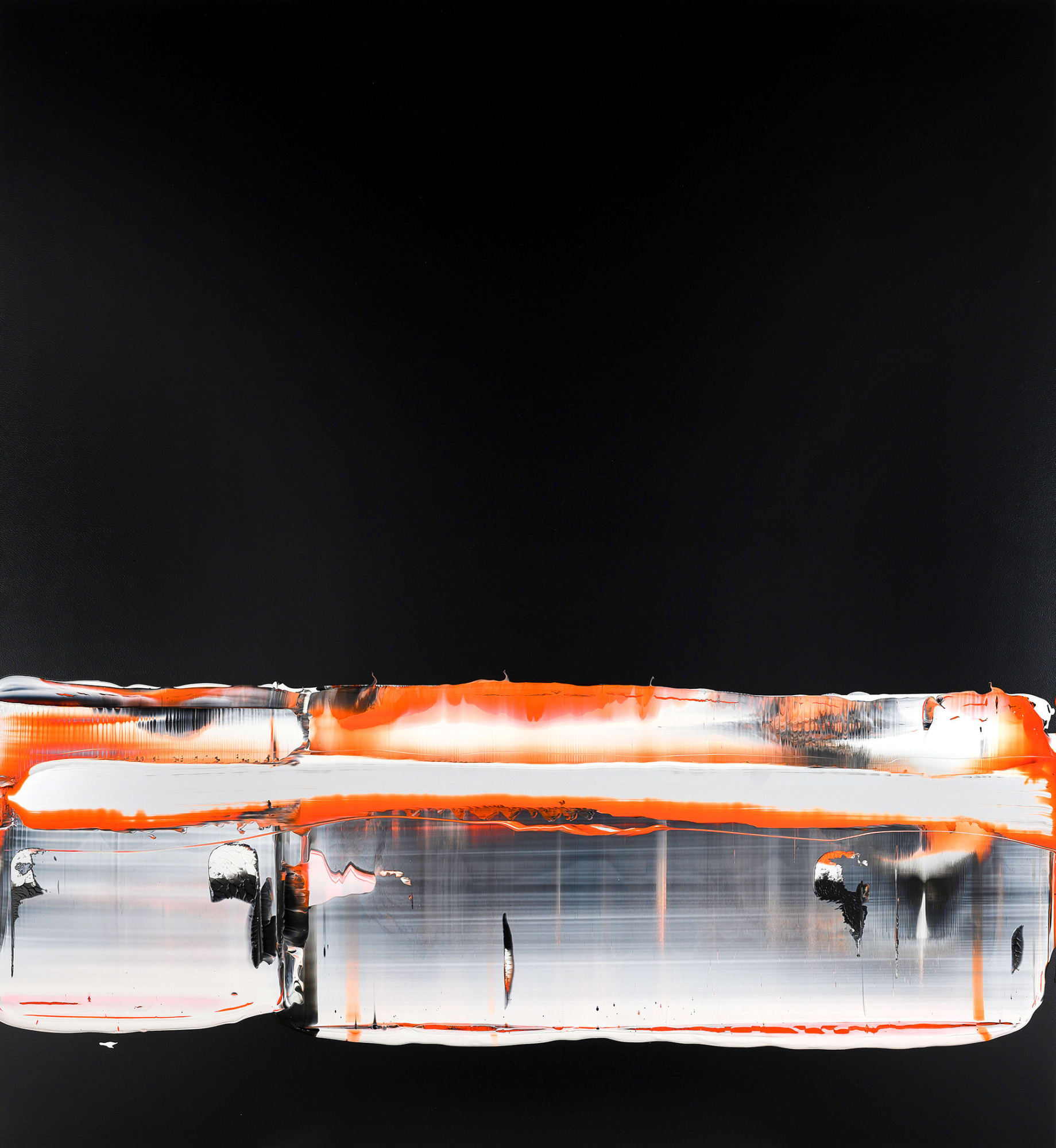 THAW 120 x 110 cm - 2023 acrylique sur aluminium acrylic on aluminium composite 3 900 €