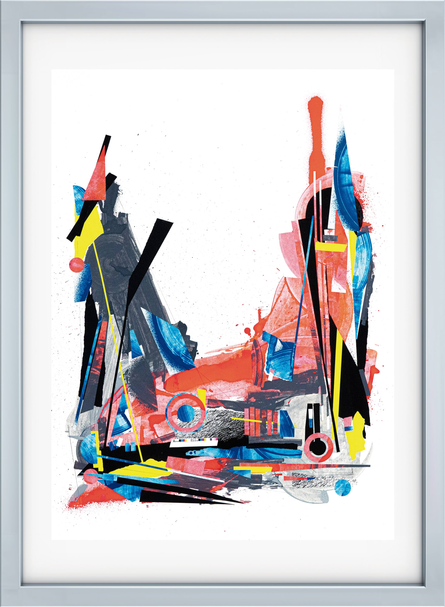 Wild Paper 80 x 60 cm, 2023 Mixed media on paper Technique mixte sur papier