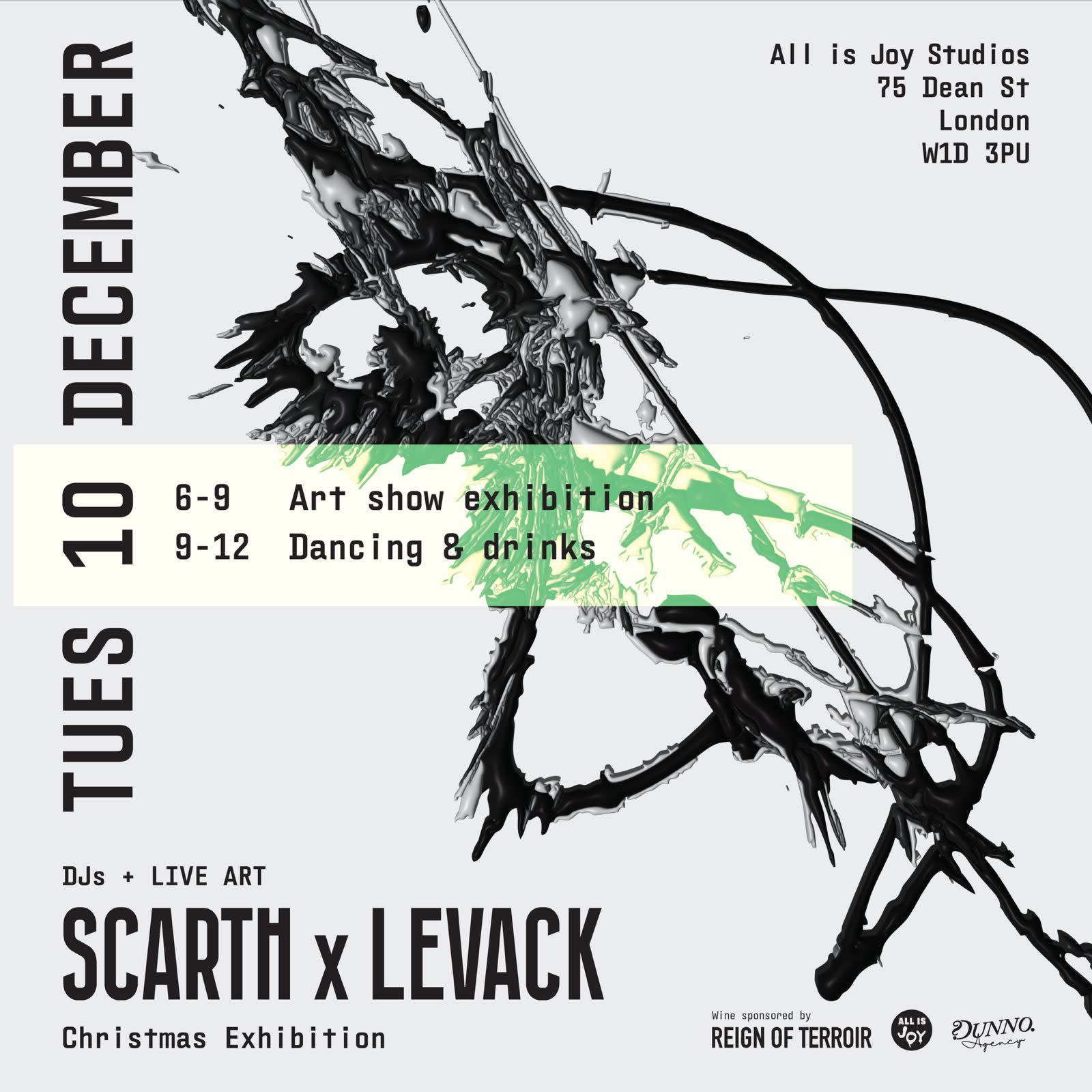 SCARTH-LEVACK CHRISTMAS EXHIBITION : A Winter Reunion for creative duo Shane Scarth and JP Levack