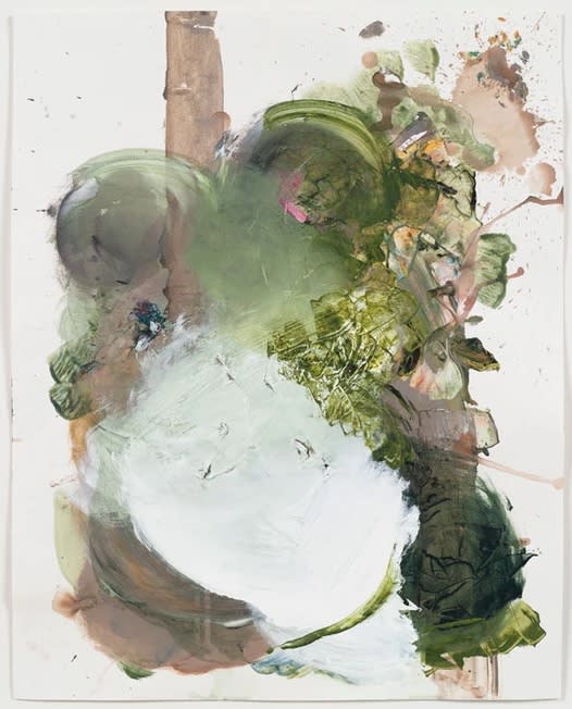 Elizabeth Neel Time Lapse, 2010 Acrylic on paper 24 x 19 in