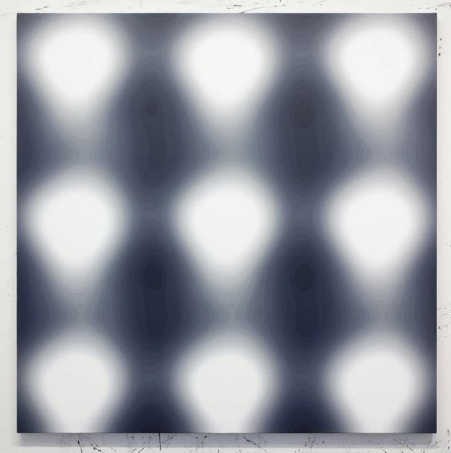 Wayne Gonzales Untitled, 2010 Acrylic on canvas 42 x 42 in