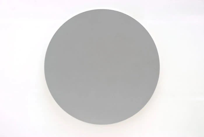 Olivier Mosset Untitled (Silver Circle), 2010 Polyurethane on canvas 6 ft diameter