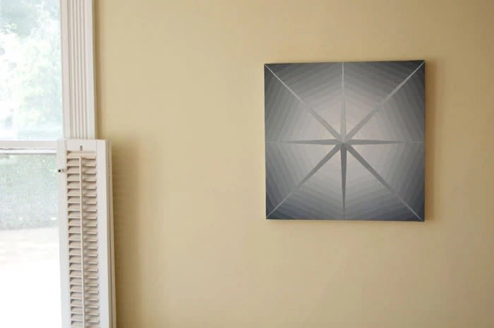 David Malek Spider Star, 2010 Enamel on panel 20 x 20 in