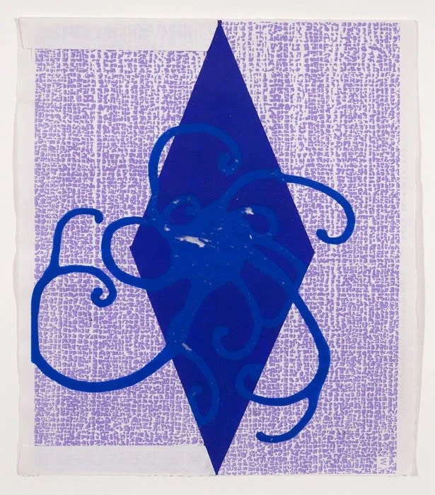 Ben Berlow Untitled, 2005 acrylic on paper 8.5 x 5.5 in