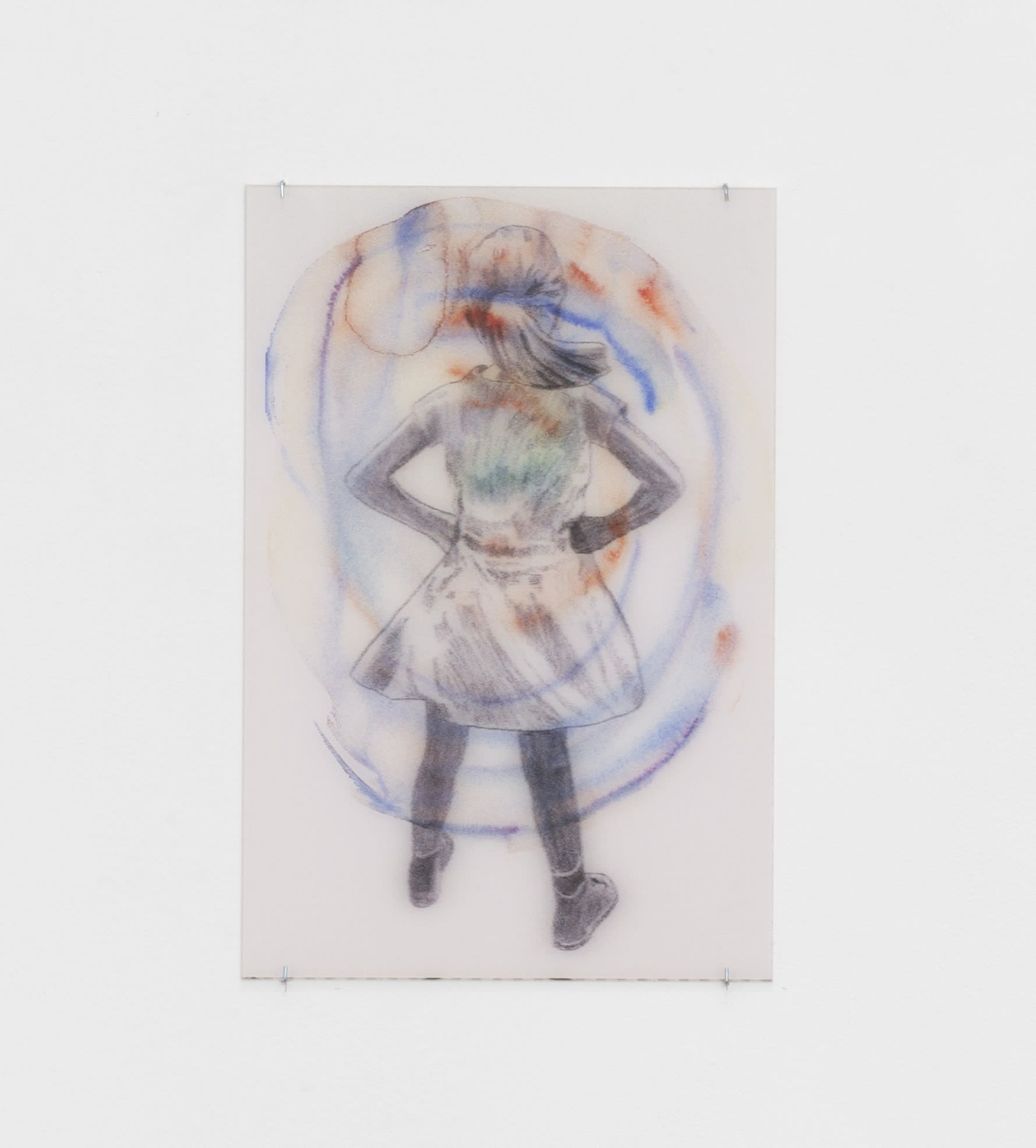 Aura Rosenberg I want to penetrate men's dreams, their secret heavens and remote stars, those called upon when dawn and destiny are at play, 2021 Lenticular print 17 3/4 x 11 3/4 in 45 x 30 cm