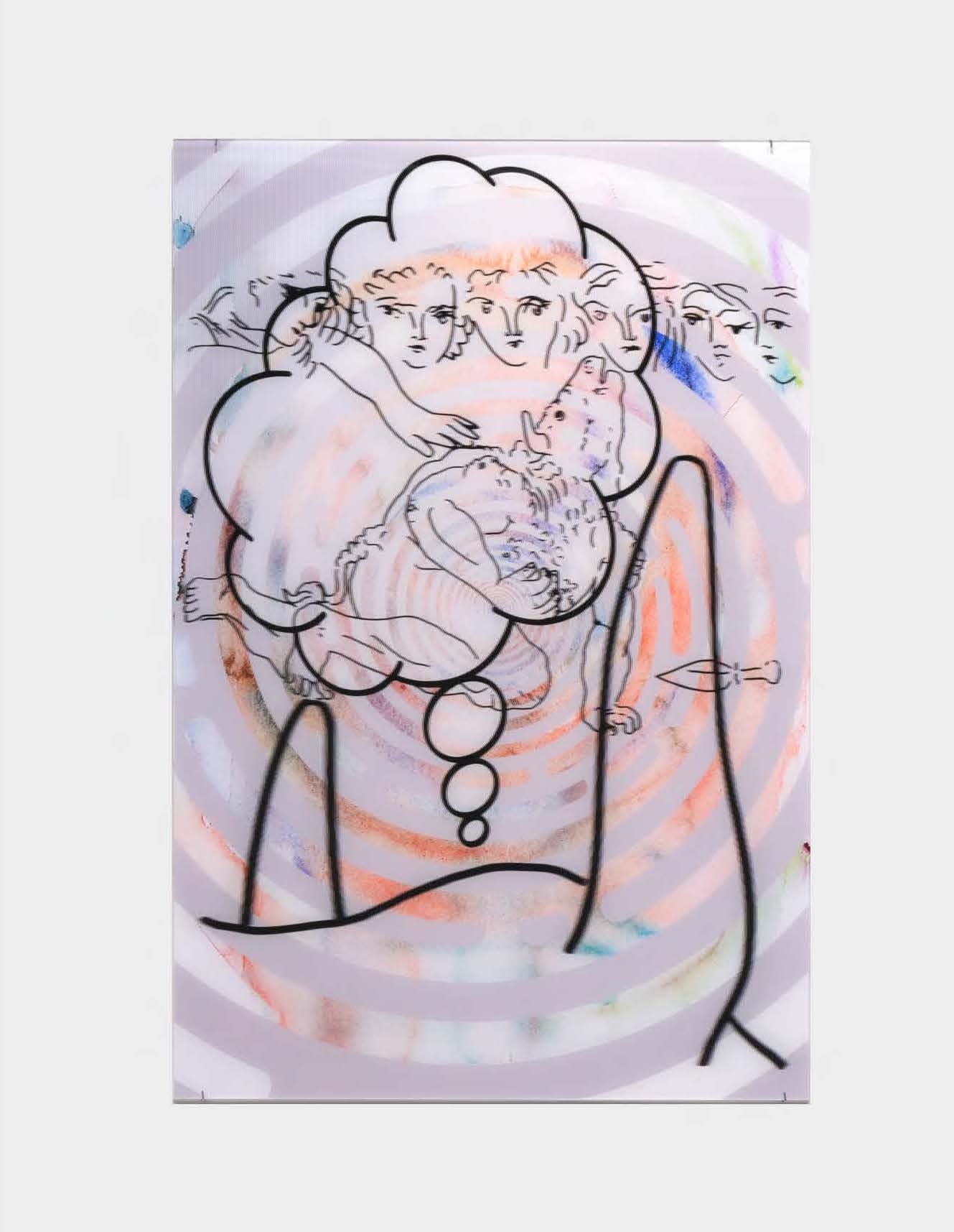 Aura Rosenberg There is only one way to destroy a monster and that is to Embrace Him, 2021 Lenticular print 35 3/8 x 23 5/8 in 90 x 60 cm Edition 1/3 + AP + EC