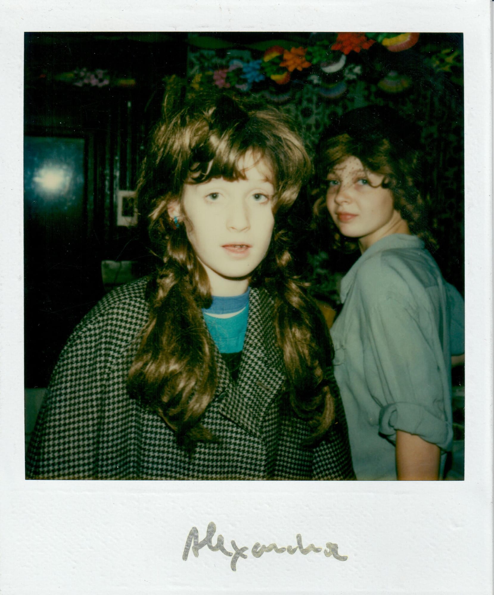 Untitled (Alexandra), c. 1978-1982 color Polaroid 4 1/4 x 3 1/2 inches