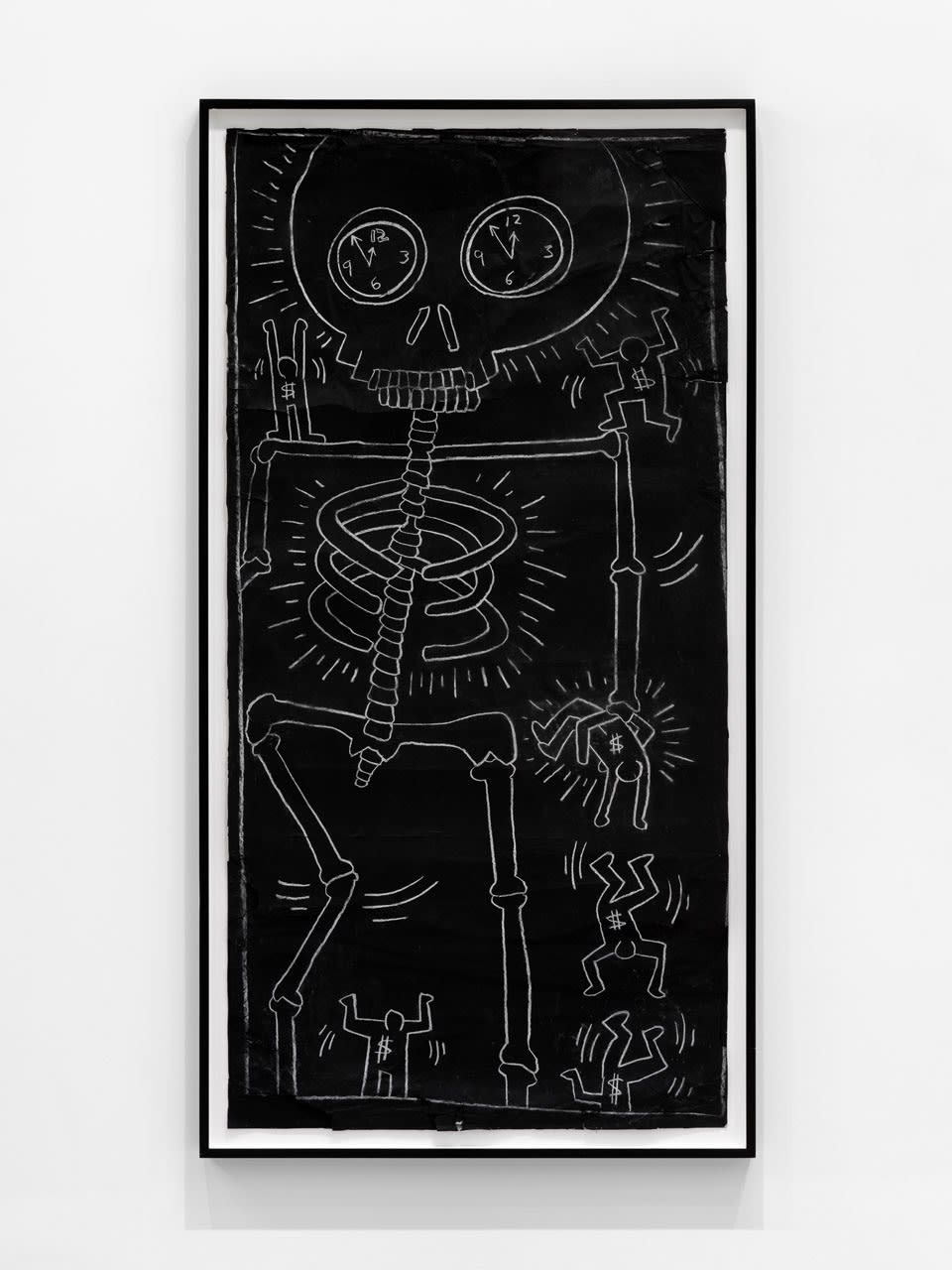 Keith Haring Untitled, 1984 chalk on paper 80 x 40 in 203.2 x 101.6 cm (KH_144) ©KEITH HARING FOUNDATION