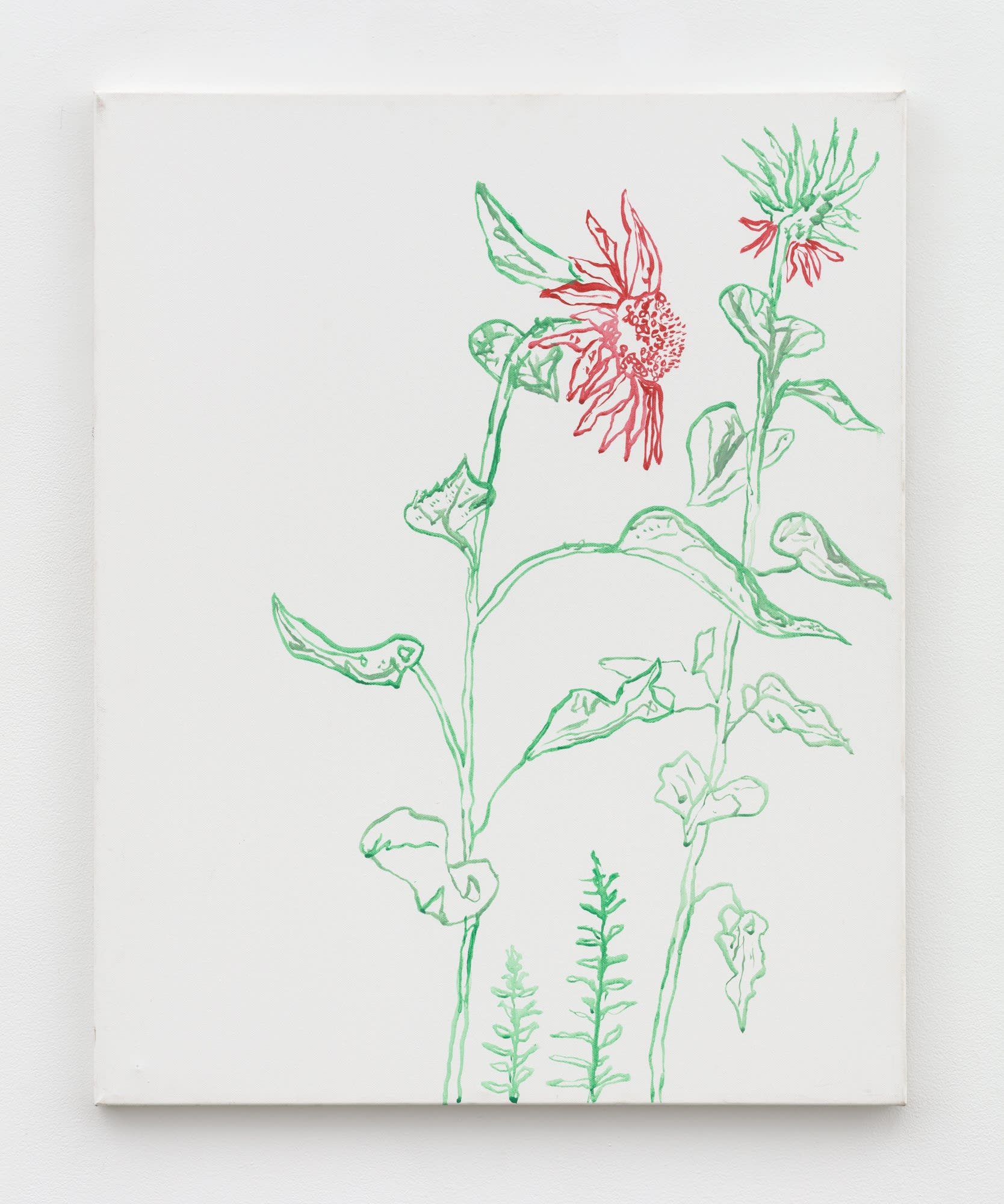 Untitled, 2015-2022 Watercolor, acrylic paint and pencil on canvas 30 x 24 in 76.2 x 61 cm (FR_22_185)