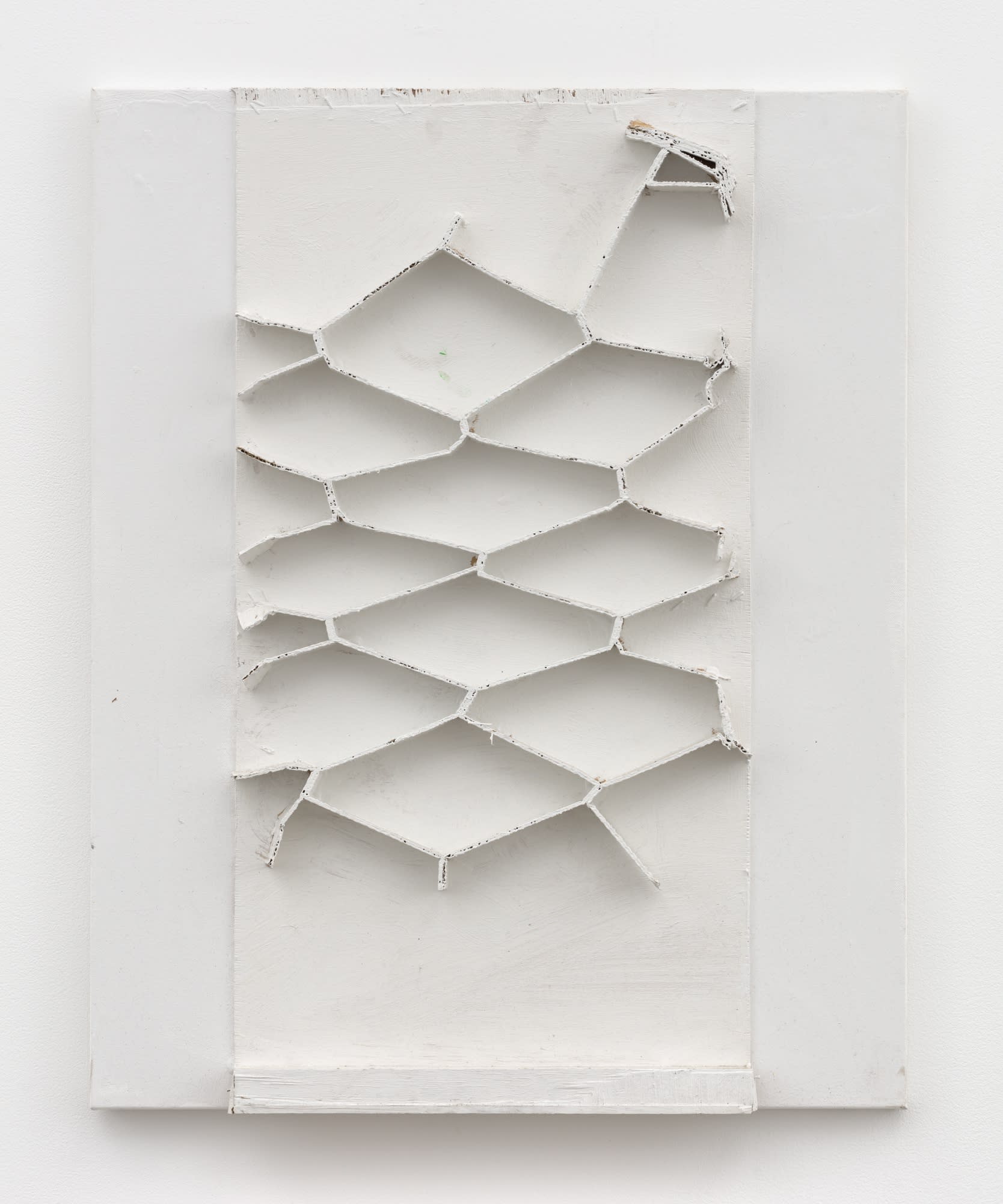 Untitled, 2015 Cardboard, wood and acrylic paint on canvas 30 x 24 in 76.2 x 61 cm (FR_22_175)