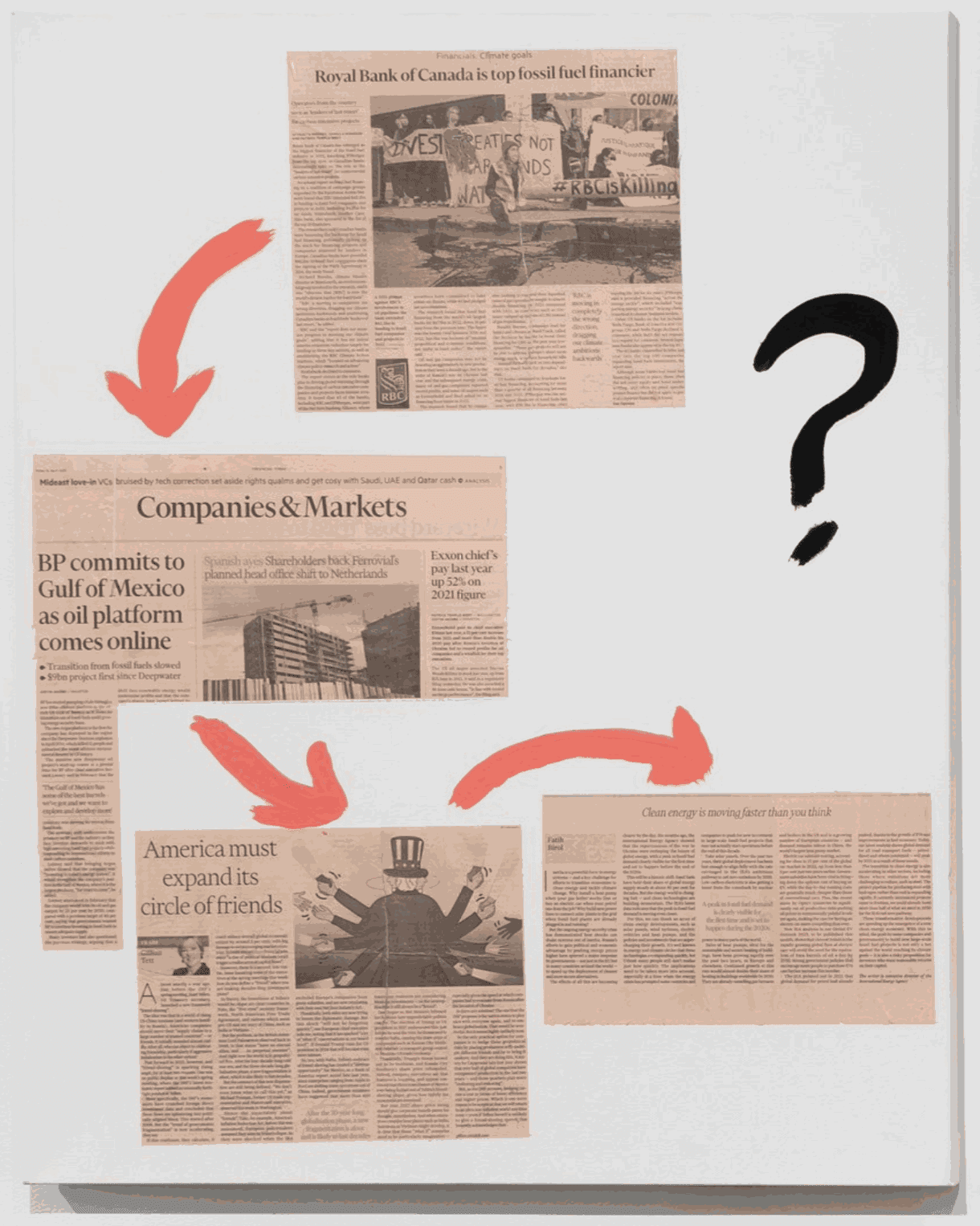 Financial Times April 13, 2023 24x30 inches