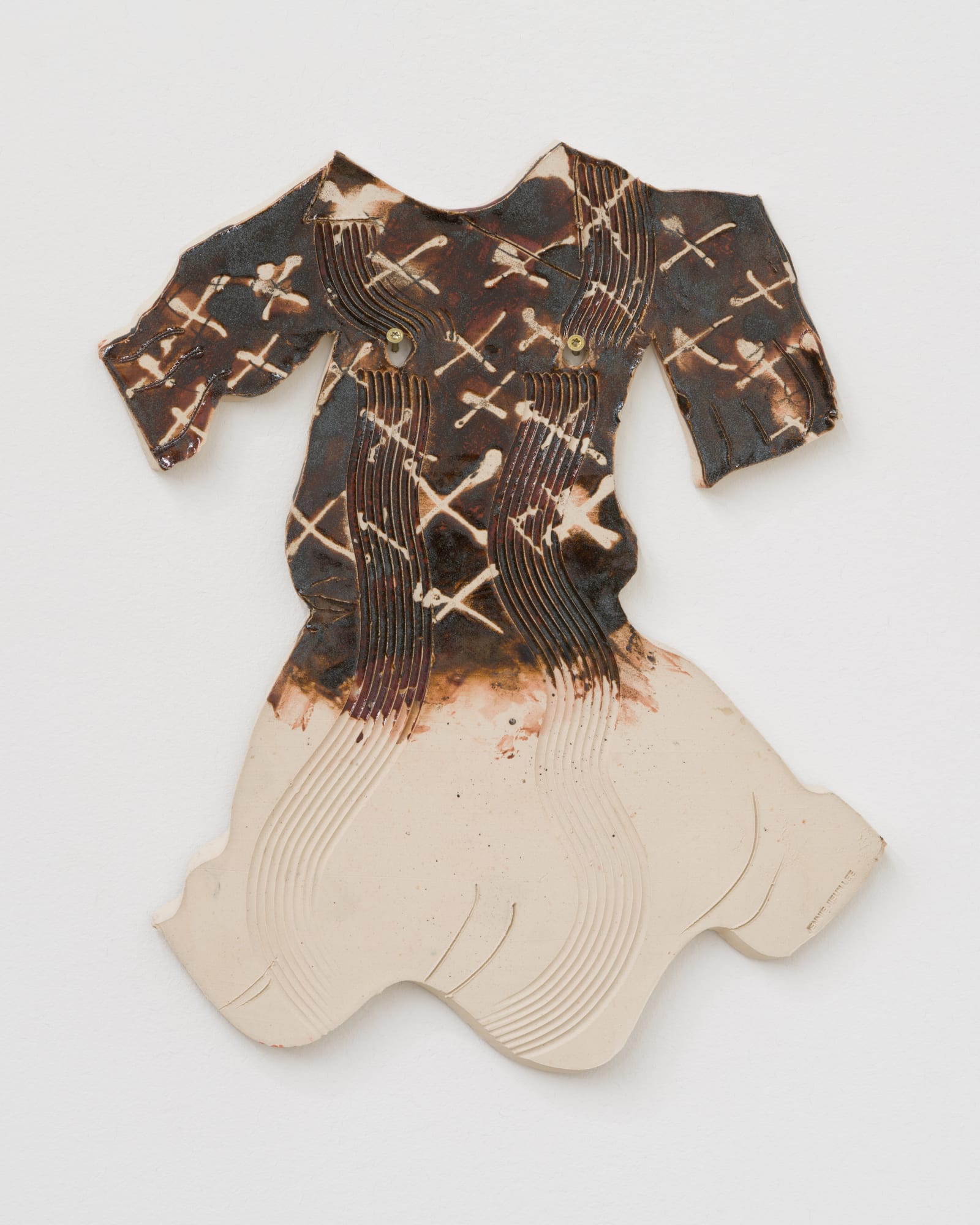 42, 2022 Glazed porcelain 16 x 12 3/4 in 40.6 x 32.5 cm