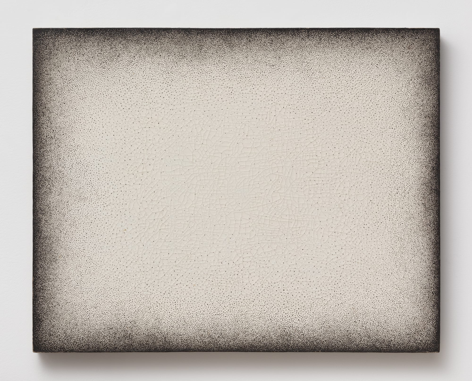 Rafael Sánchez Untitled (The Window Prophets Part A), 1983 Asphalt sealer and gesso on linen 31 1/2 x 39 in 80 x 99.1 cm