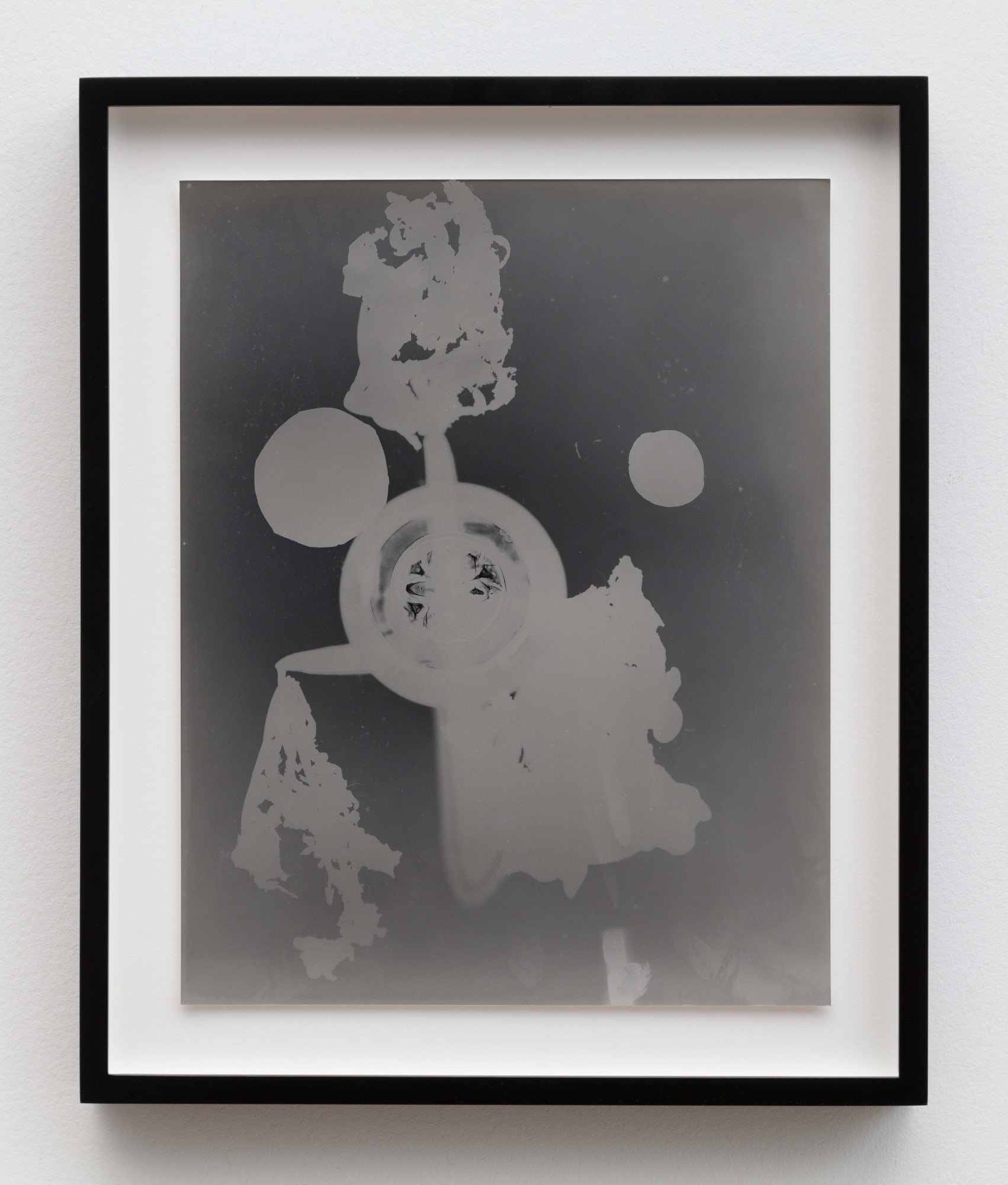 BACK TO BLACK, 2019 Unique silver gelatin, mounted on sintra and framed 14 x 11 in 35.6 x 27.9 cm