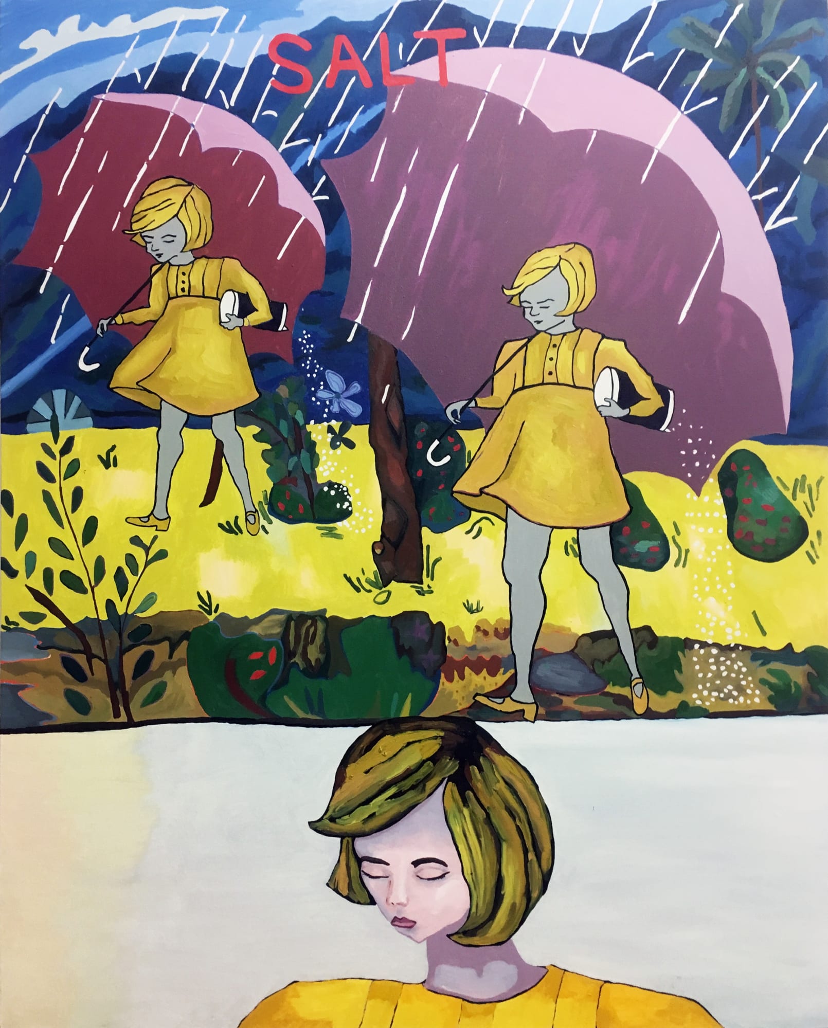 Salt, 2019 Oil on canvas 60 x 48 in 152.4 x 121.9 cm