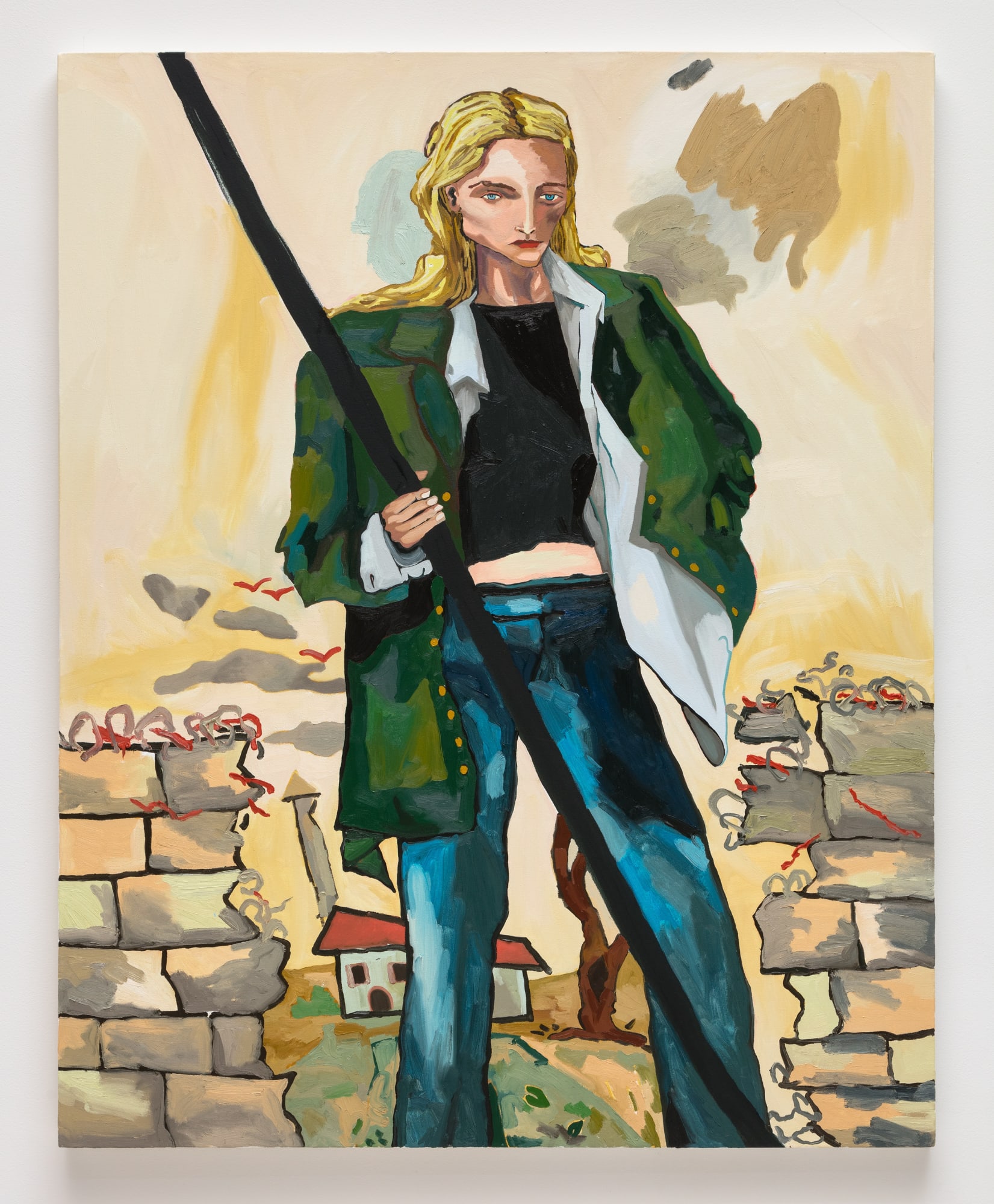 Angel, 2019 Oil on canvas 60 x 48 in 152.4 x 121.9 cm