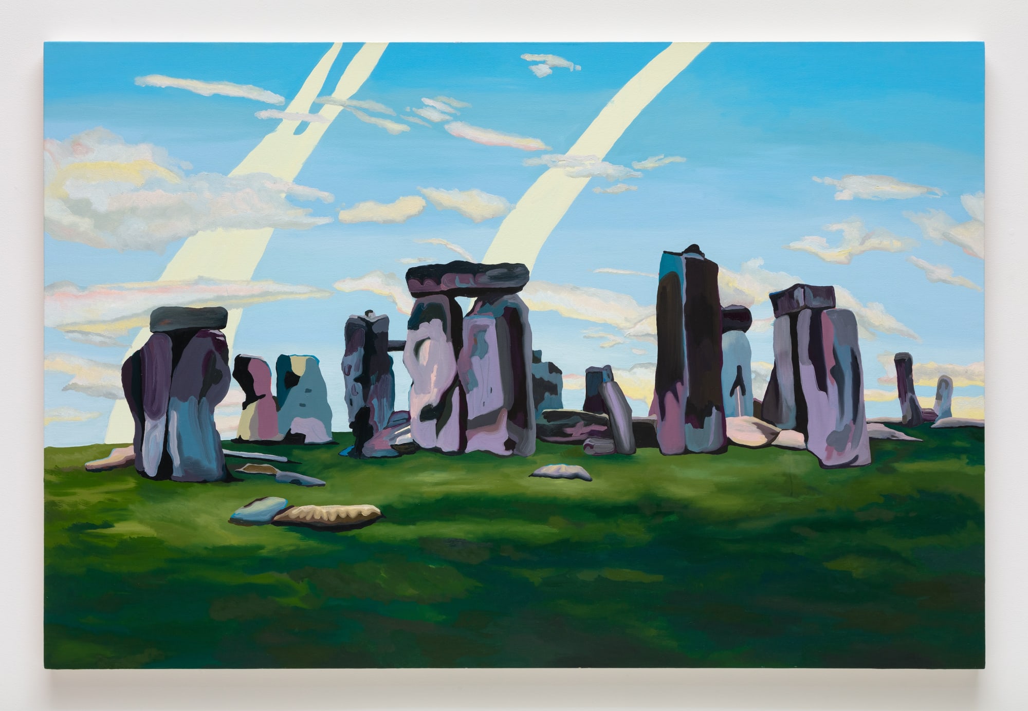 Stonehenge, 2020 Oil on canvas 48 x 72 in 121.9 x 182.9 cm