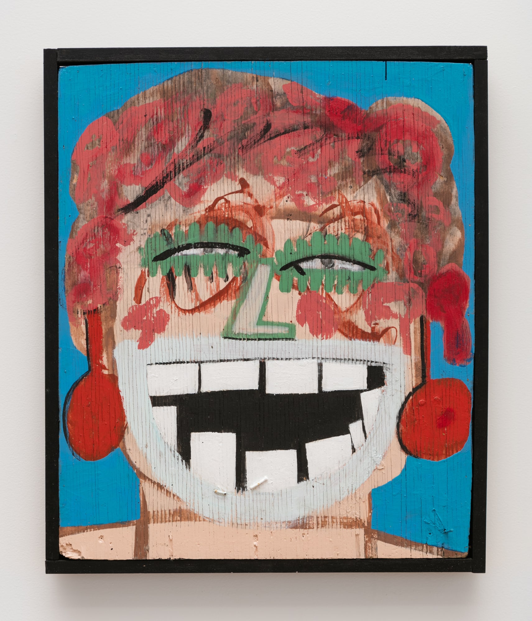 Tyree Guyton Red Hot, 2009 paint on wood 30 1/4 x 25 1/2 x 1 1/2 inches