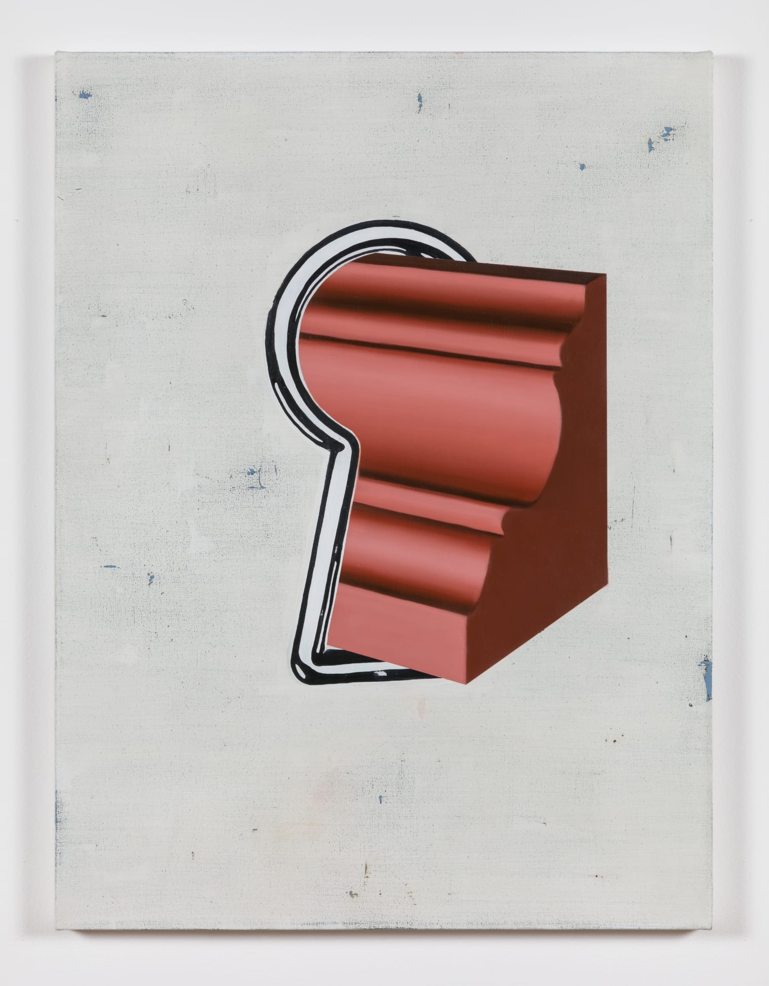 Anne Neukamp Impasse, 2019 verso oil, egg tempera, acrylic on cotton 31 1/2 x 23 5/8 inches