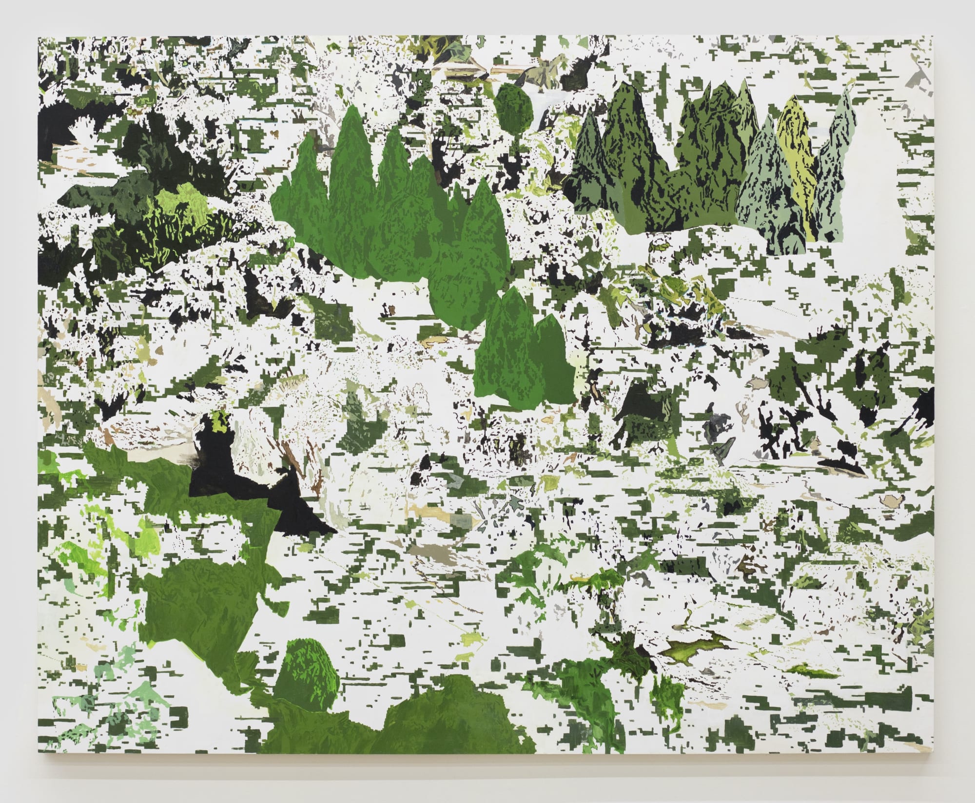 Christopher Astley Terrain #10, 2024 oil and Gesso on wood panel 60 x 48 in 152.4 x 121.9 cm