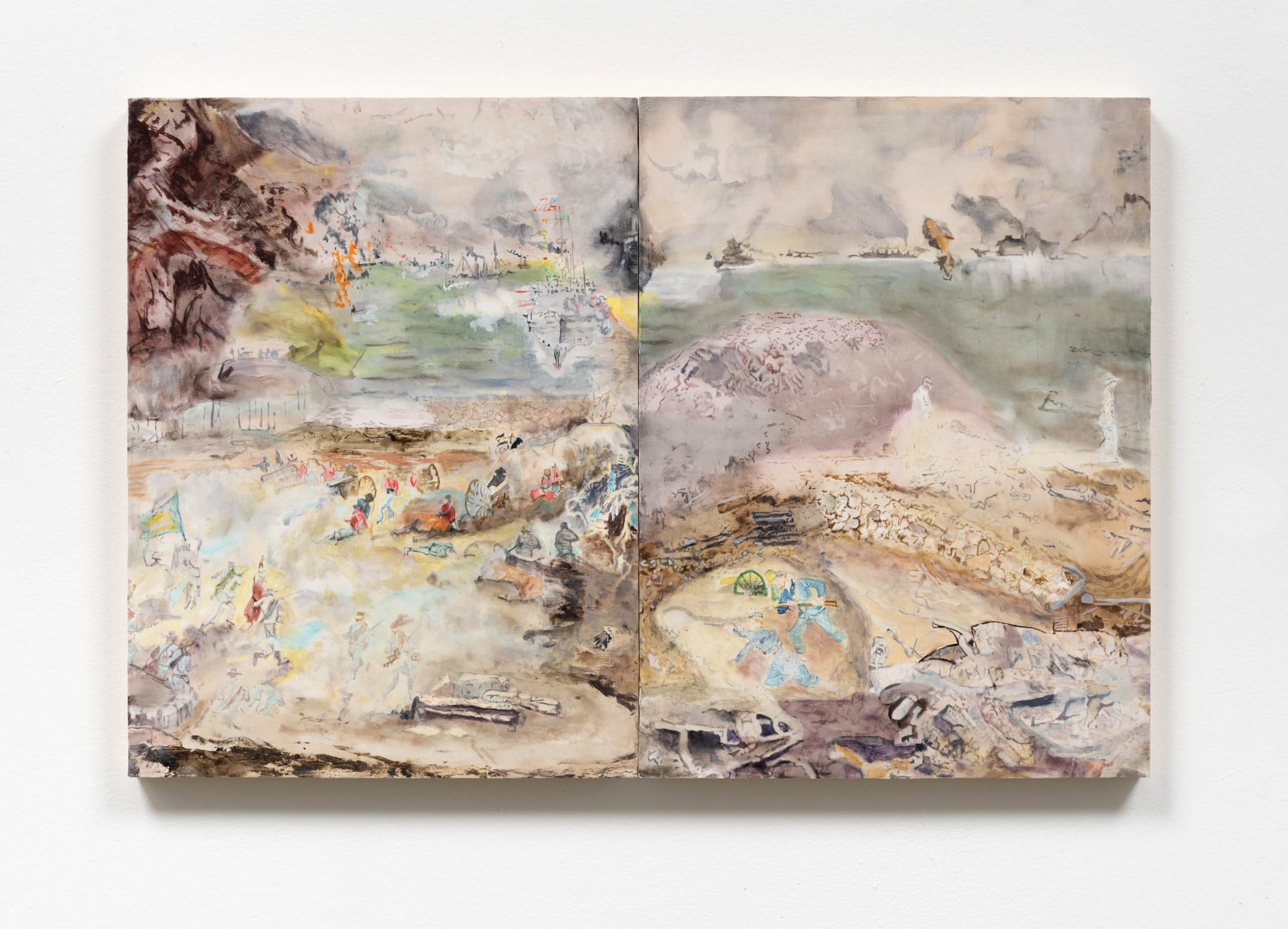 Christopher Astley Seven Years Below E, 2020 oil and gesso on wood panel 24 x 16 in 61 x 40.6 cm