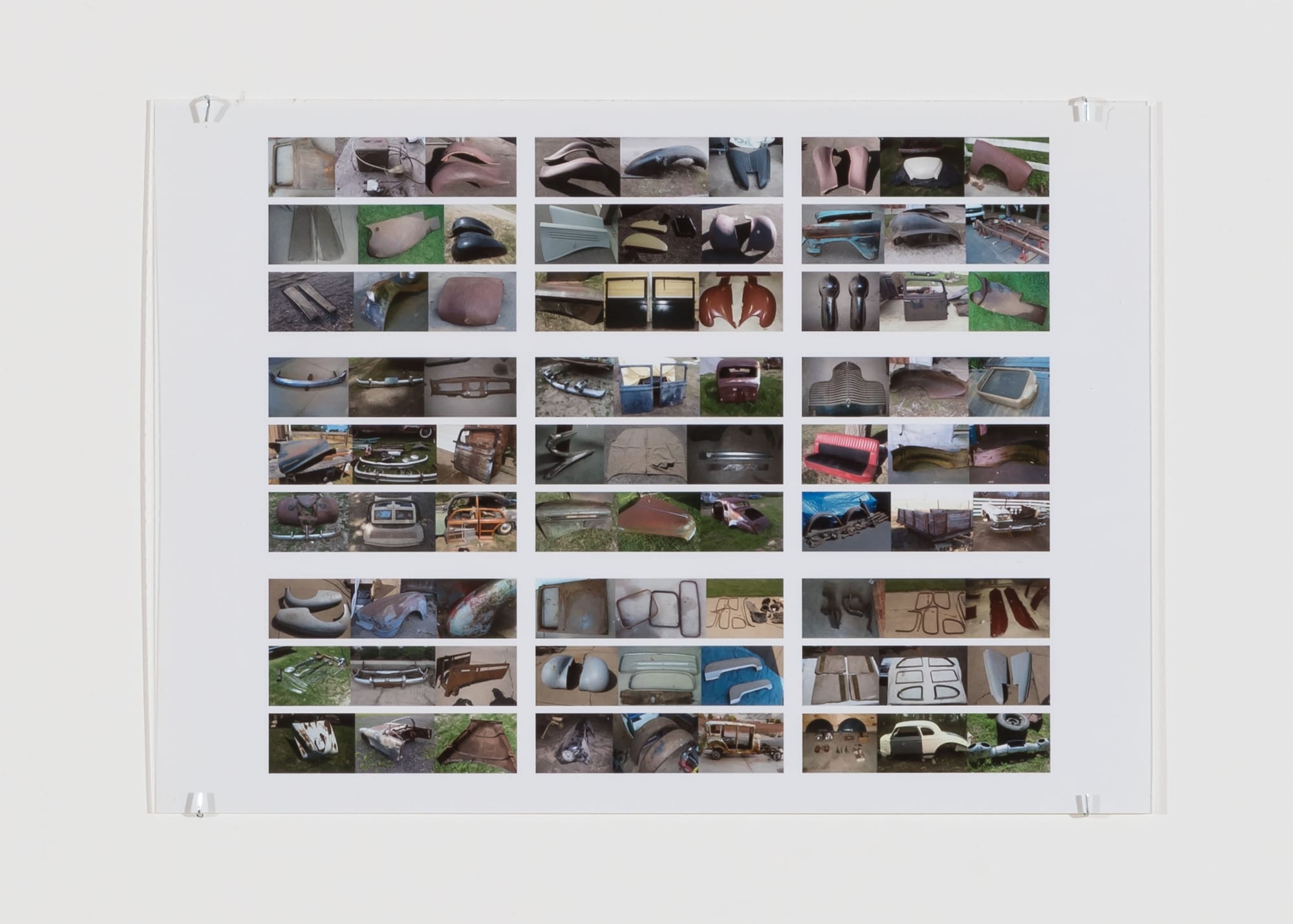 Pat O'Neill Auction Series 7, 2005-2016 inkjet print under plexiglass sheet: 11 3/4 x 16 1/2 inches picture area: 10 1/2 x 13 inches 1/1 + I AP
