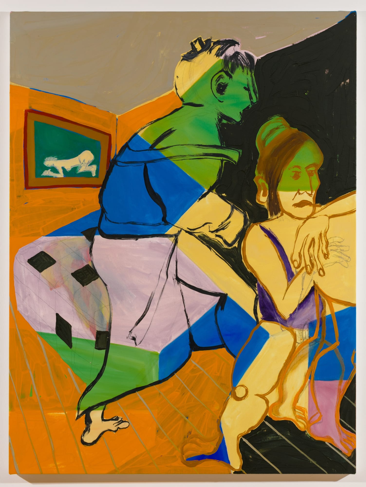 Sofi Brazzeal Untitled, 2017 oil and acrylic on canvas 48 x 36 inches